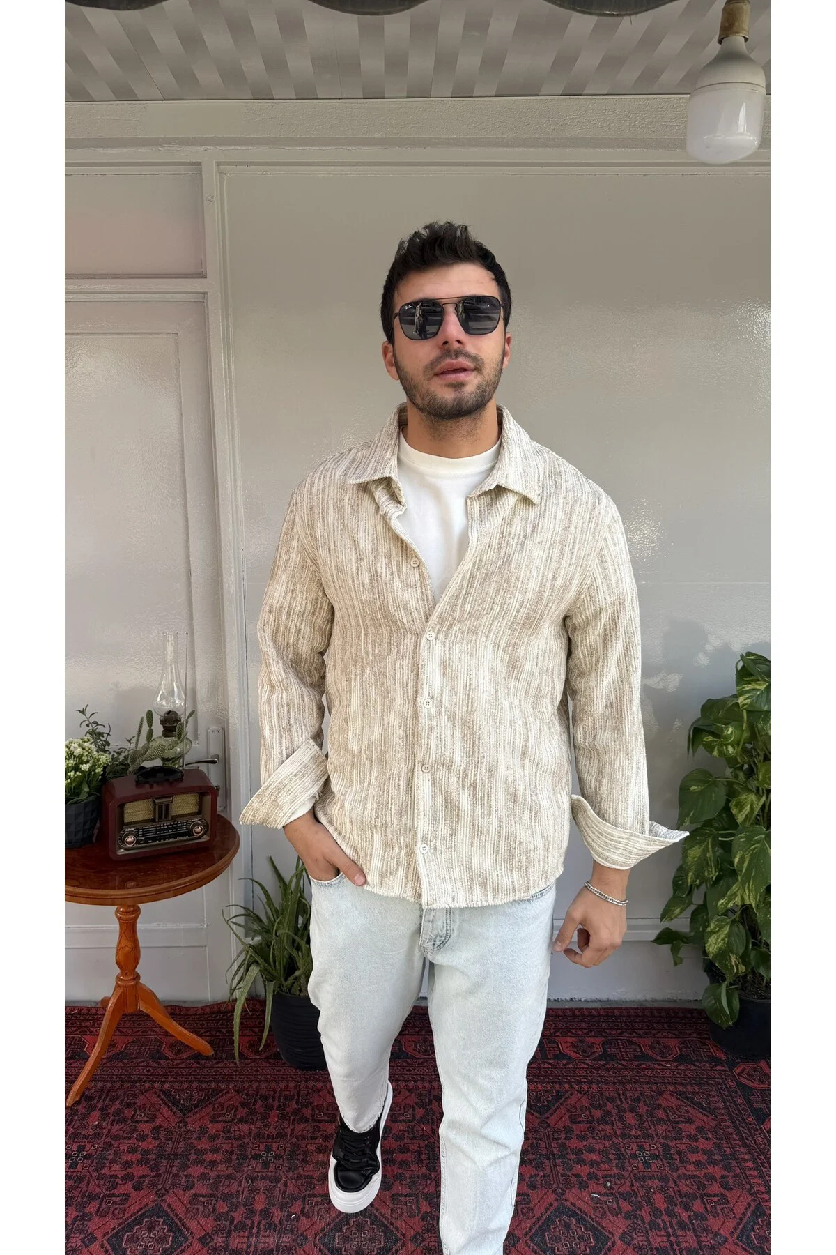 2512 Kadife Gömlek