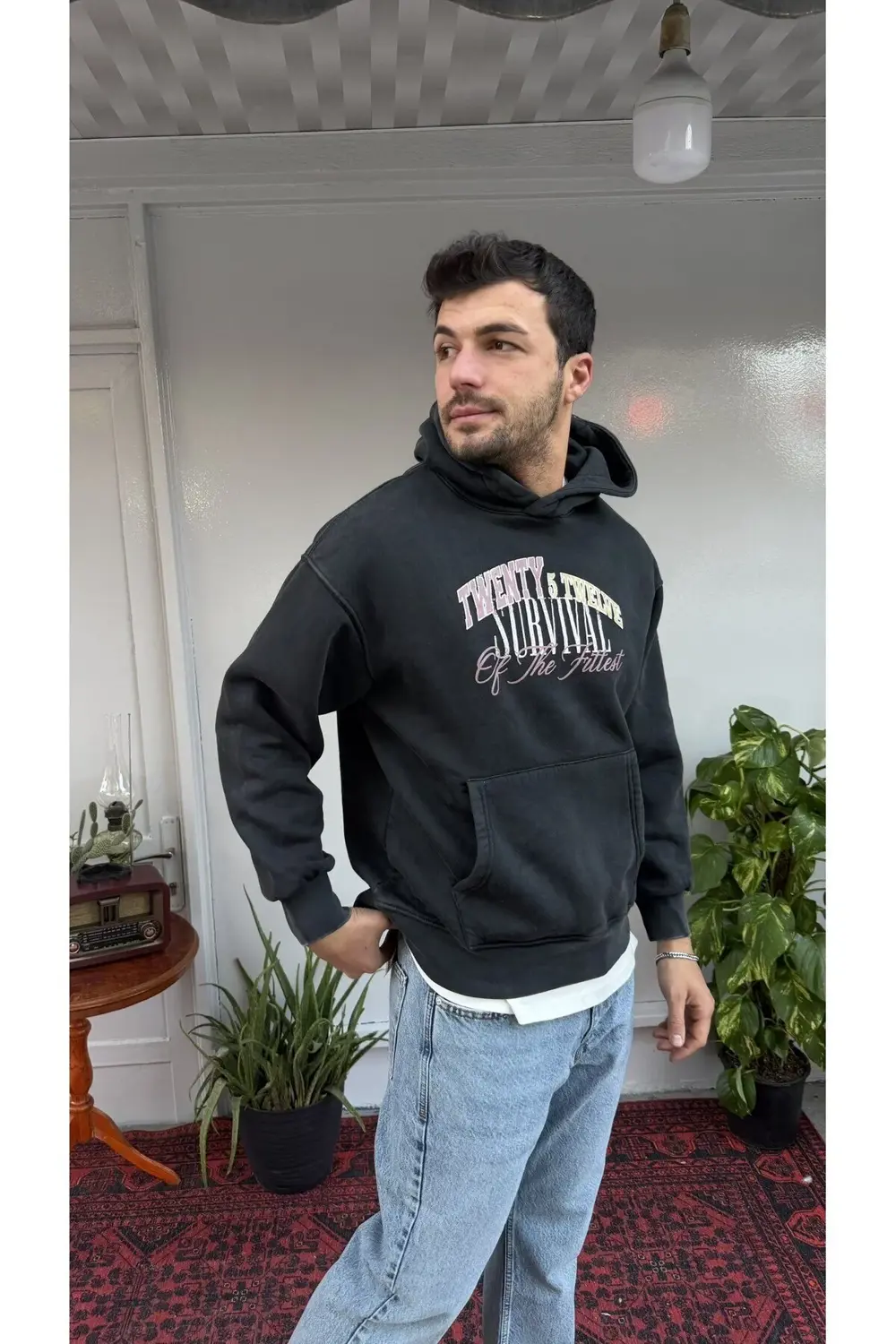 2512 Yıkamalı Focus Baskılı