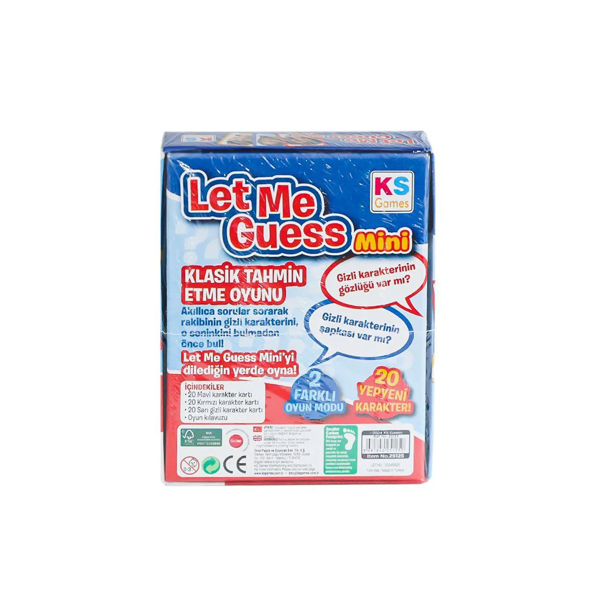 25125 Let Me Guess Mini -KS Games Fiyatı, Yorumları ve Özellikleri