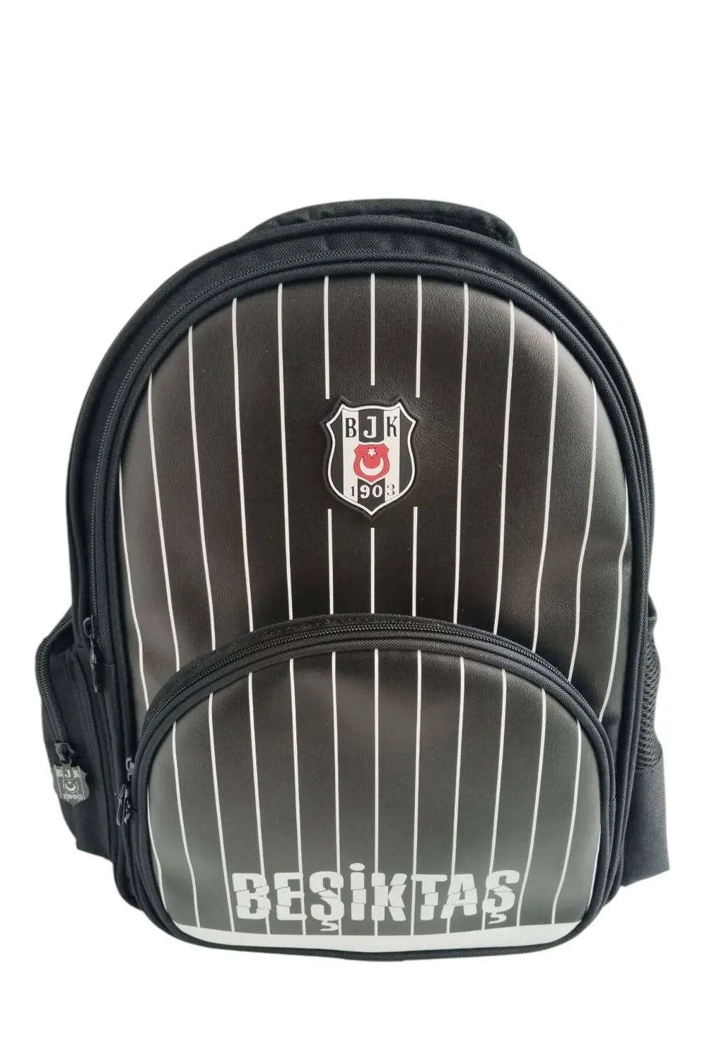 25352 BEŞİKTAŞ İNCE ÇUBUK DESENLİ OKUL ÇANTASI