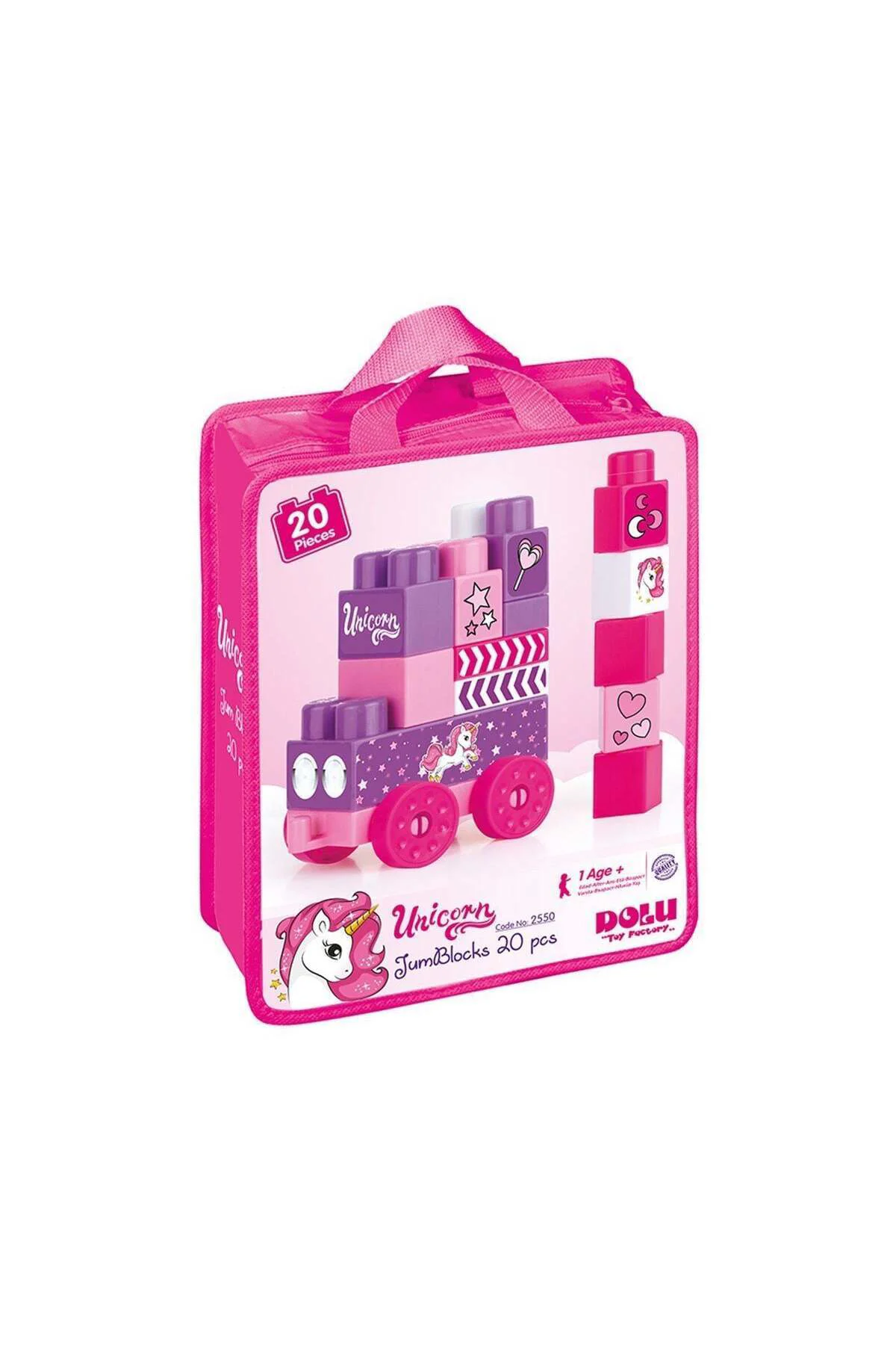 2550 Unicorn Çantali Mega Blok 20 Li