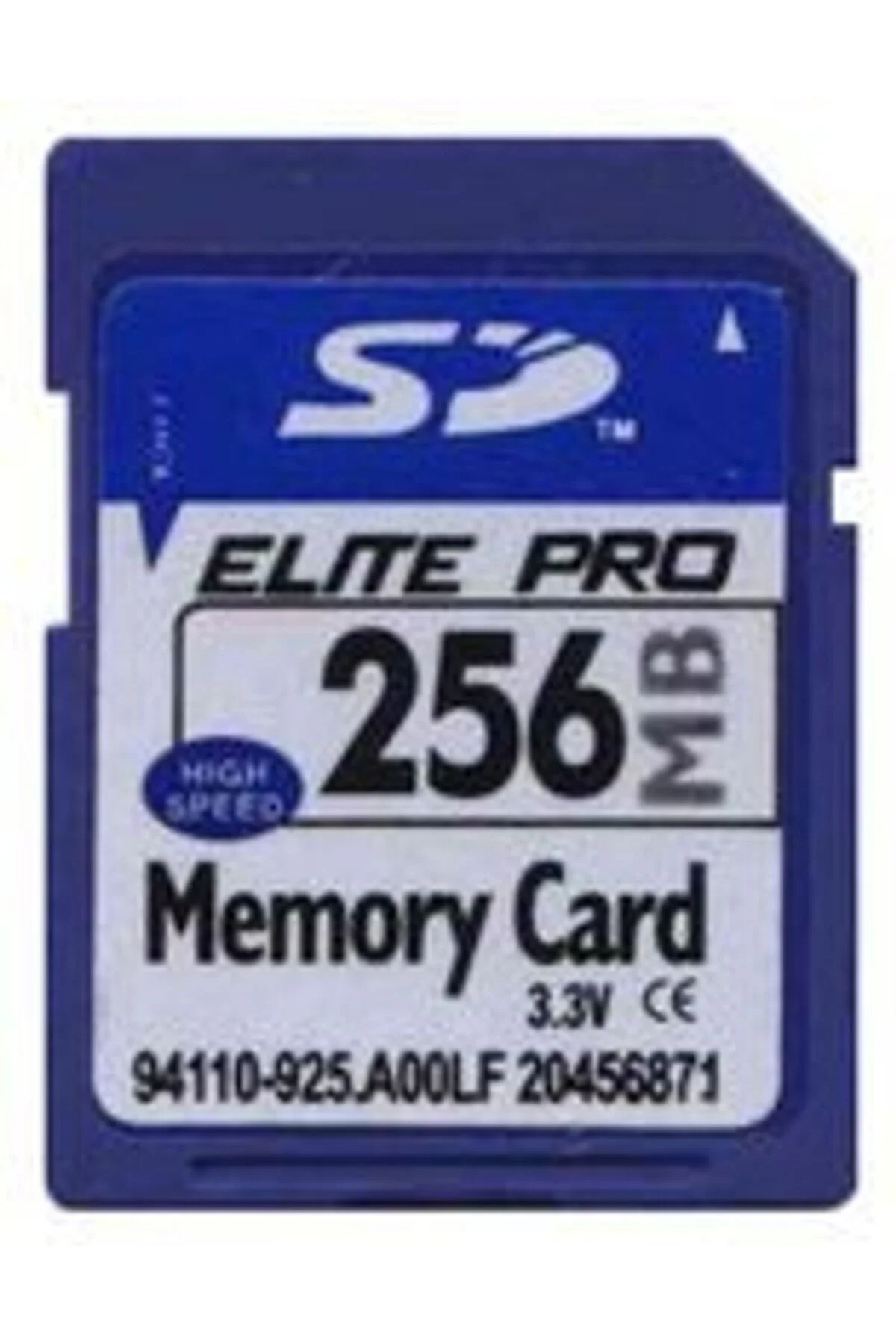 256 MB SD Hafıza Kartı 256 MB SD Hafıza Kartı