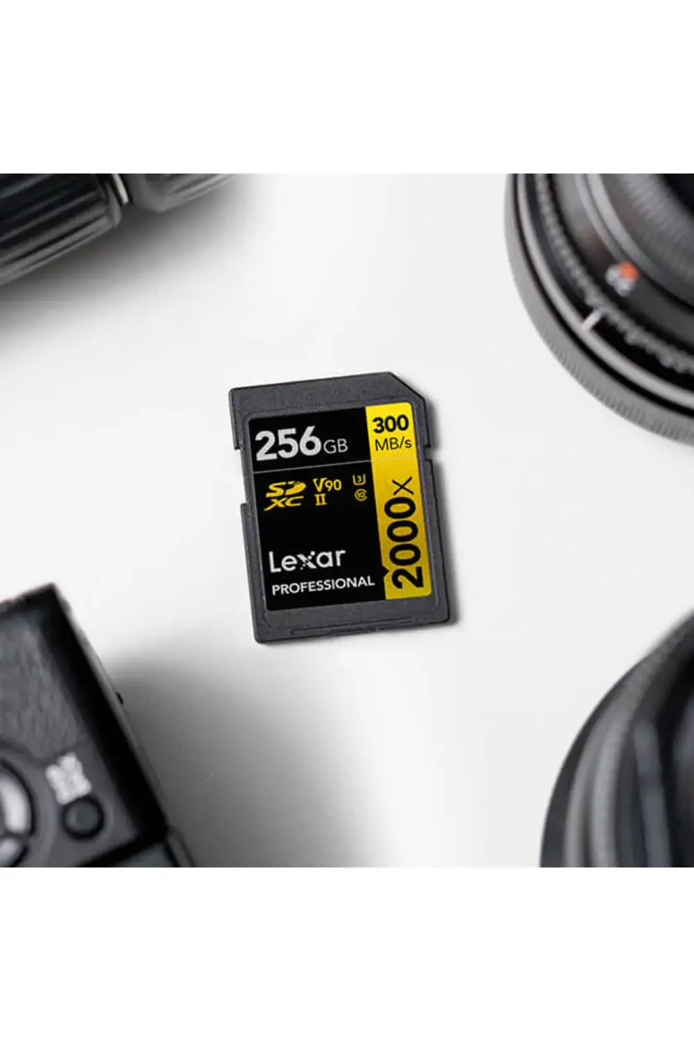 256GB Lexar® Professional 2000x SDXC™ UHS-II cards, - LSD2000256G