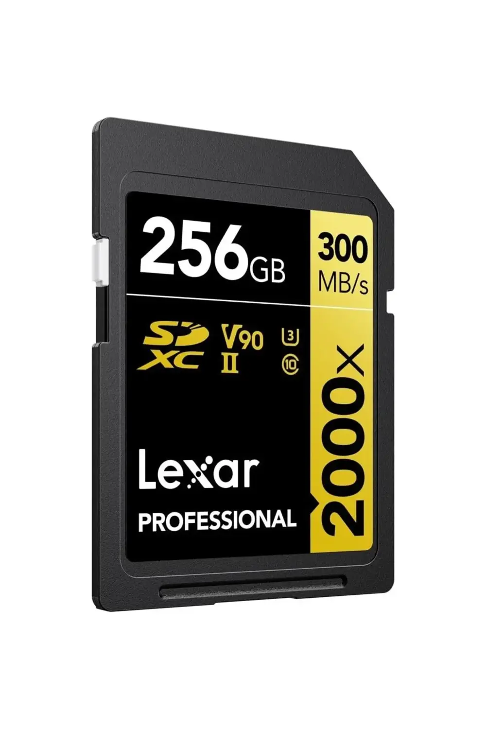 256GB Lexar® Professional 2000x SDXC™ UHS-II cards, - LSD2000256G