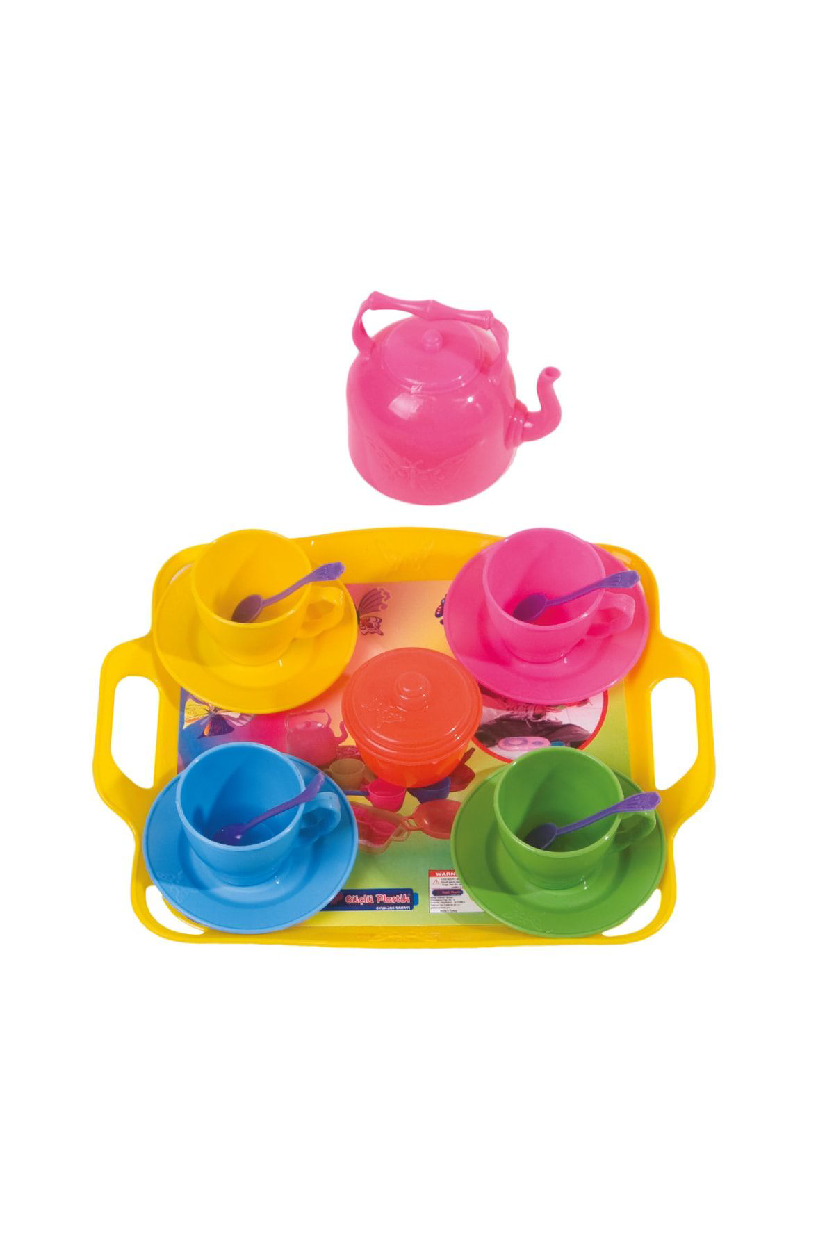 Goldprestij 2573 Güçlü Çay Set Tepsili (Filede)