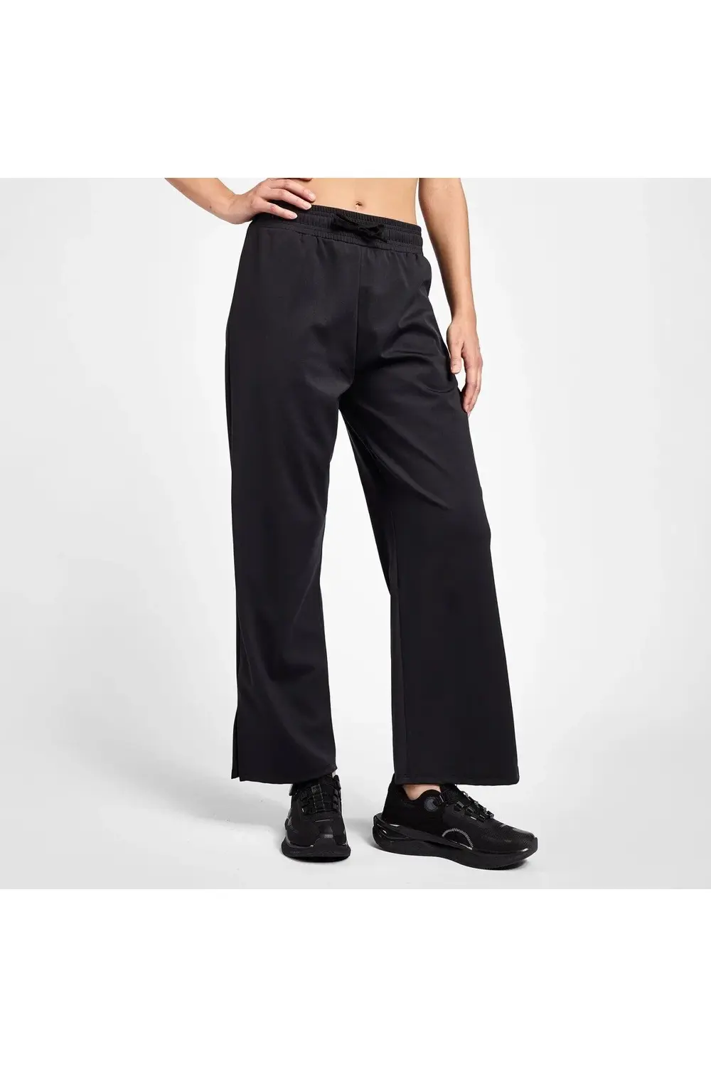 25B-2053 Kadın Antrenman Eşofman Alt Sıyah