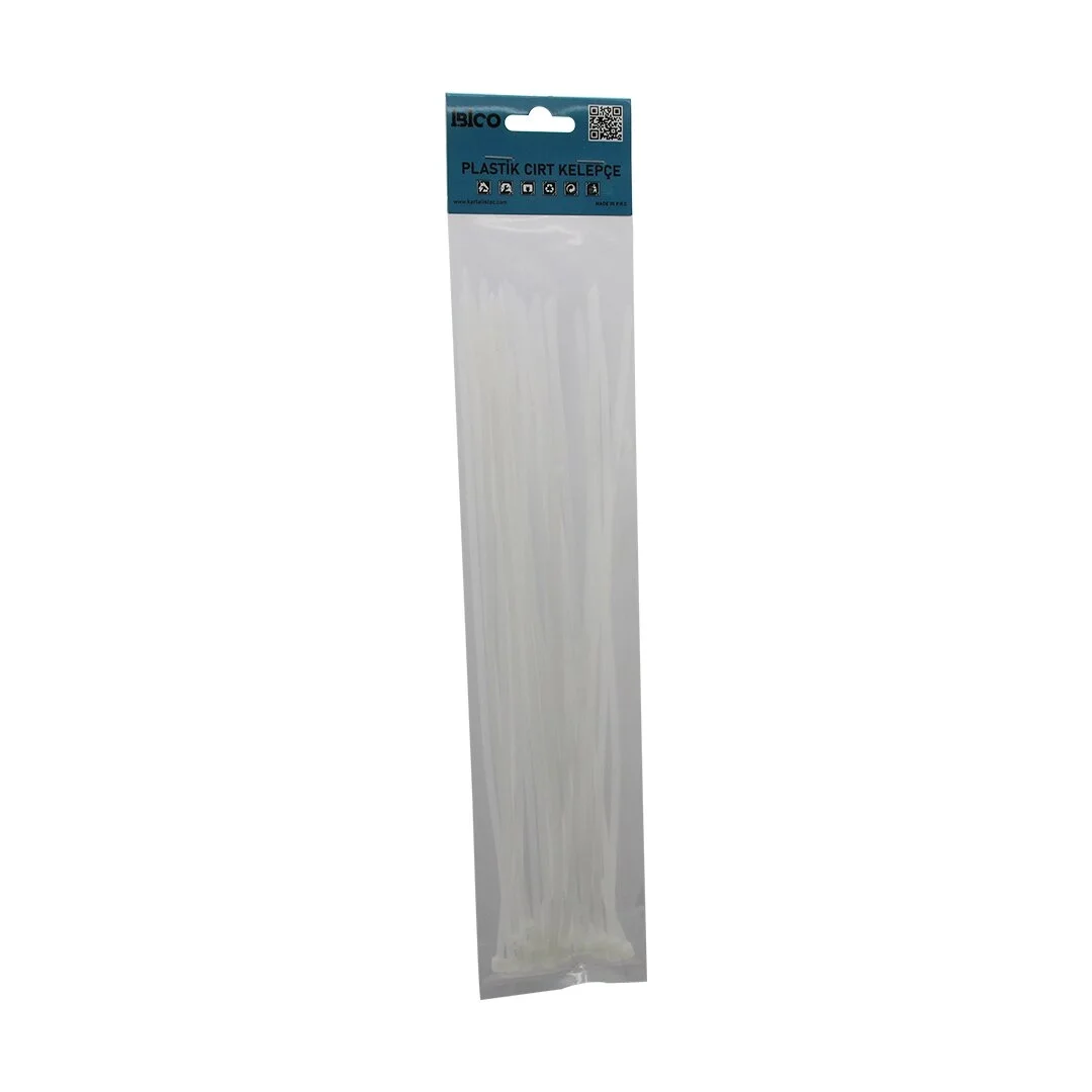 25pcs   Beyaz   3.6x300mm  Plastik Cırt Kelepçe Bx40 Fiyatı, Yorumları ve Özellikleri