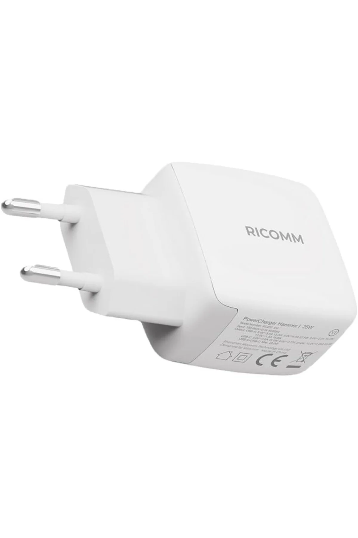 25W GaN USB-C + USB-A Şarj Aleti PPS PD tüm markalarla Uyumlu Hızlı Şarj Cihazı