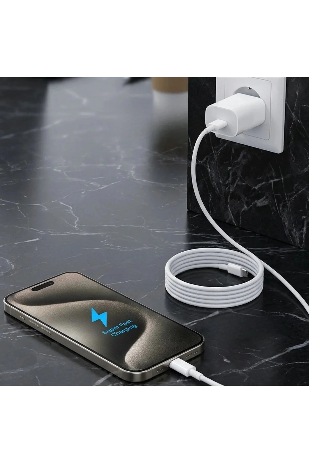 25w Hızlı Şarj Adaptörü Usb-c To Type-c Kablolu – Pd Destekli, Süper Hızlı Şarj Cihazı Bx40 25w Hızlı Şarj Adaptörü Usb-c To Type-c Kablolu – Pd Destekli, Süper Hızlı Şarj Cihazı Bx40 - Görsel 4
