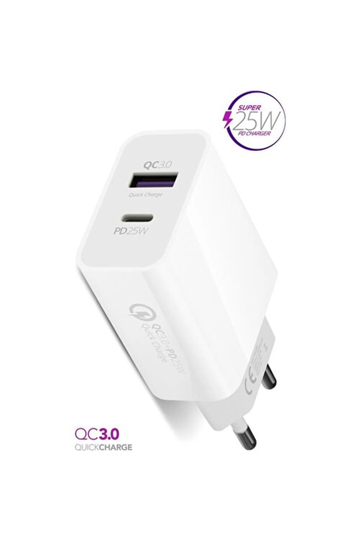 25W Type C Qc 3.0 Type C -Usb Şarj Aleti Hw25 25W Type C Qc 3.0 Type C -Usb Şarj Aleti Hw25