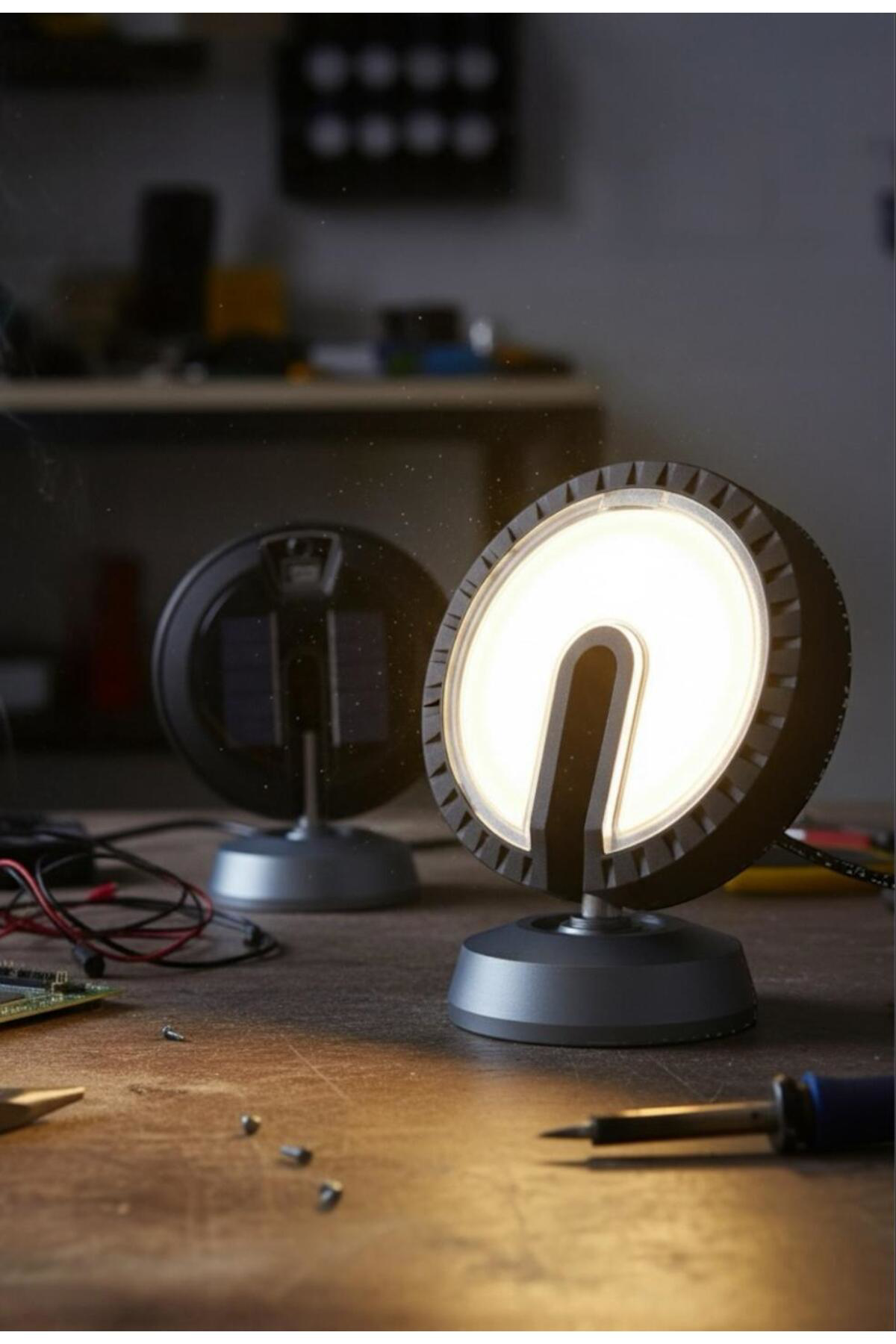 25W USB - Type-C Girişli COB LED’li Solar Çalışma Lambası | Tek Y