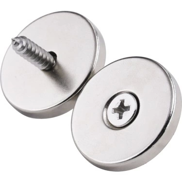 25x10-5.5x5 Mm Neodyum Mıknatıs 50 Adet, Yuvarlak,n35 Nikel Kapla