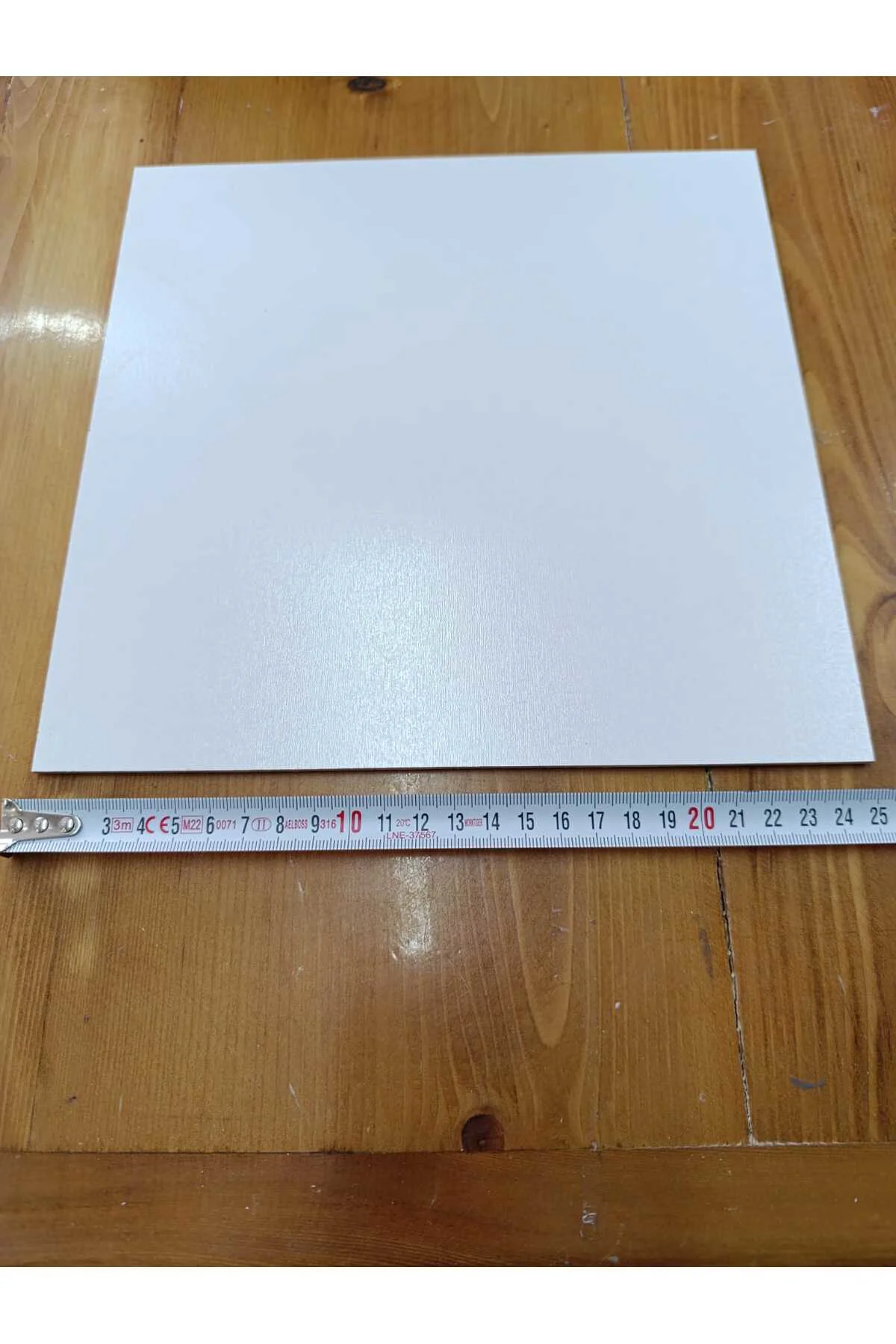 25x25 Cm Beyaz Pasta Altlığı ve Dekoratif Çok Amaçlı MDF Panel - 