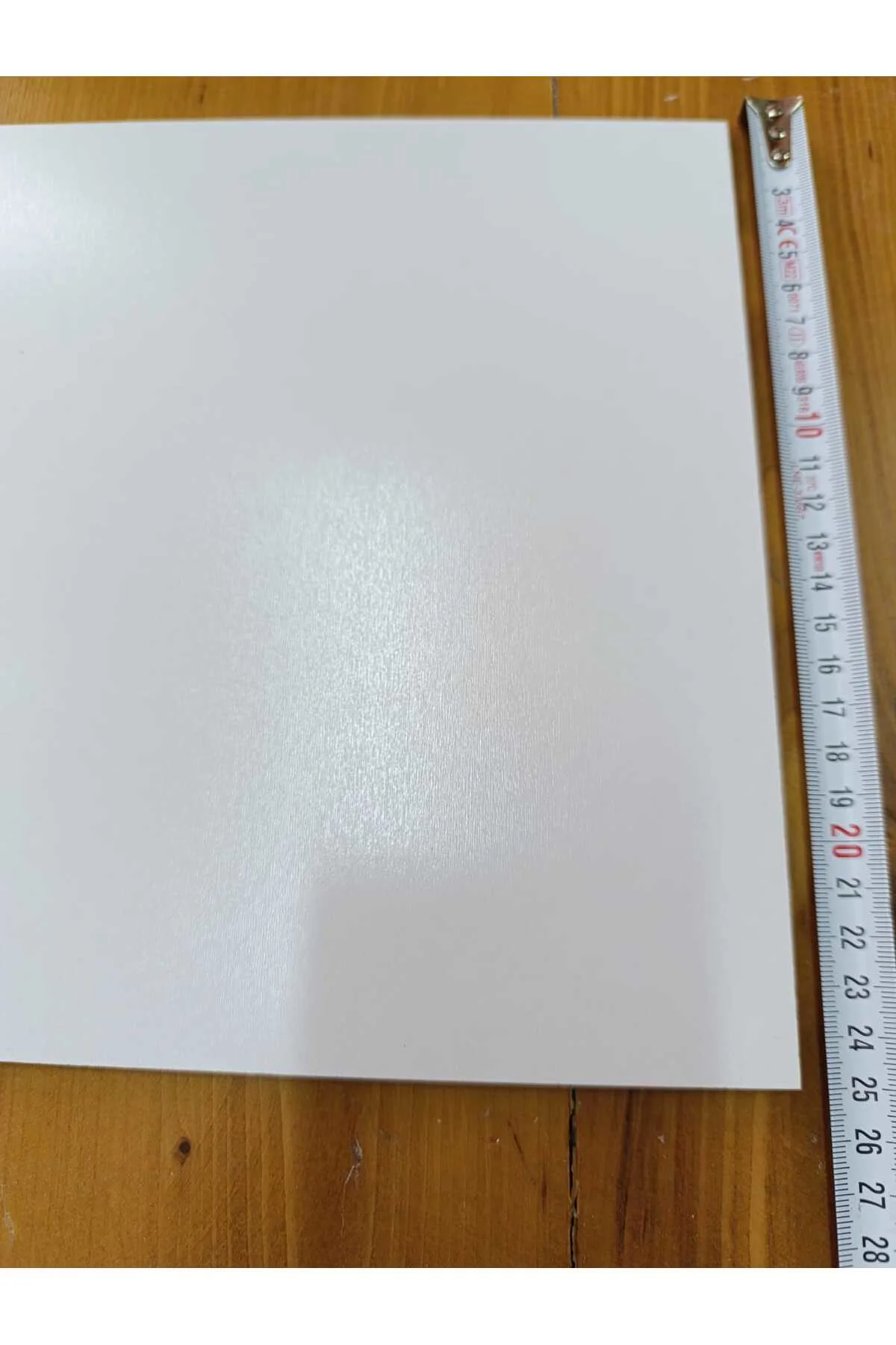 25x25 Cm Beyaz Pasta Altlığı ve Dekoratif Çok Amaçlı MDF Panel - 