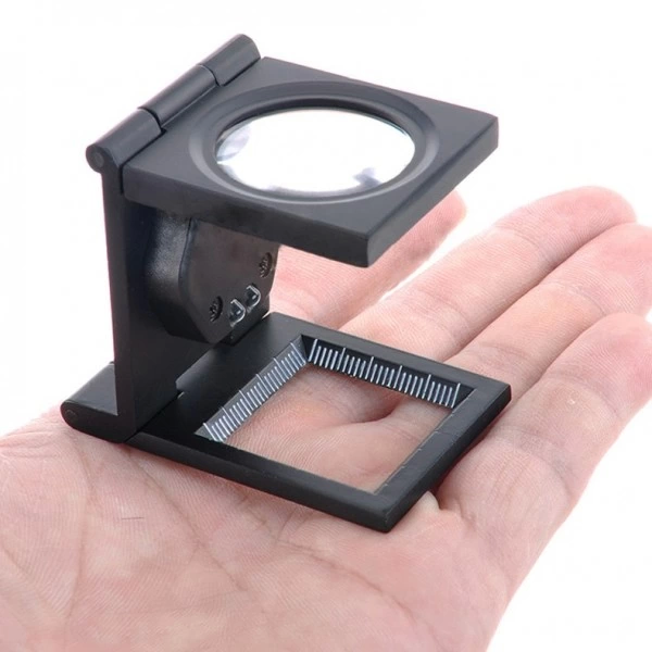 25x25 Mm Full Çelik Kaplı Katlamalı Büyüteç Th9005b - Görsel 6