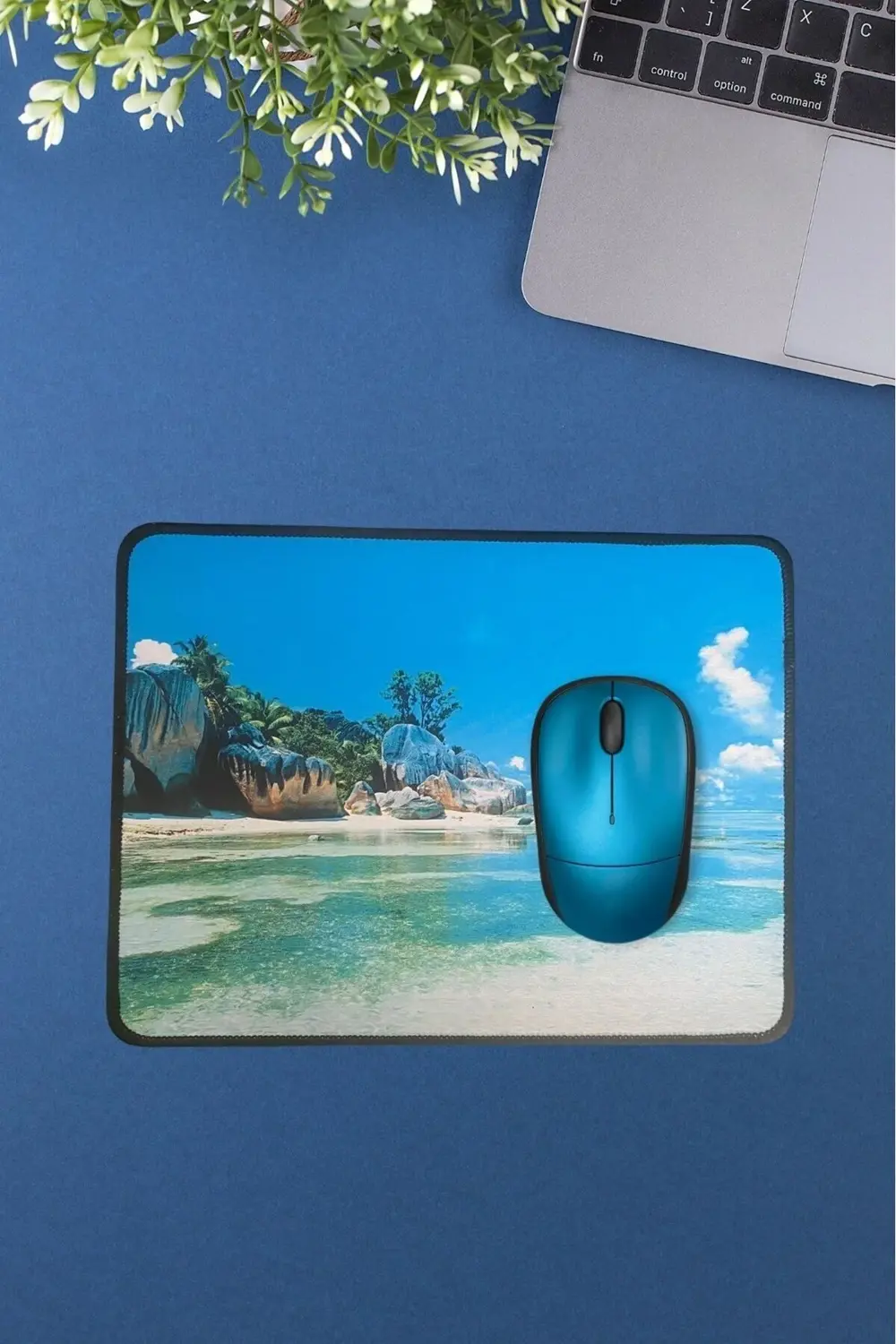 ® 25x32 cm Küçük Boy Mouse Pad Manzara Ada