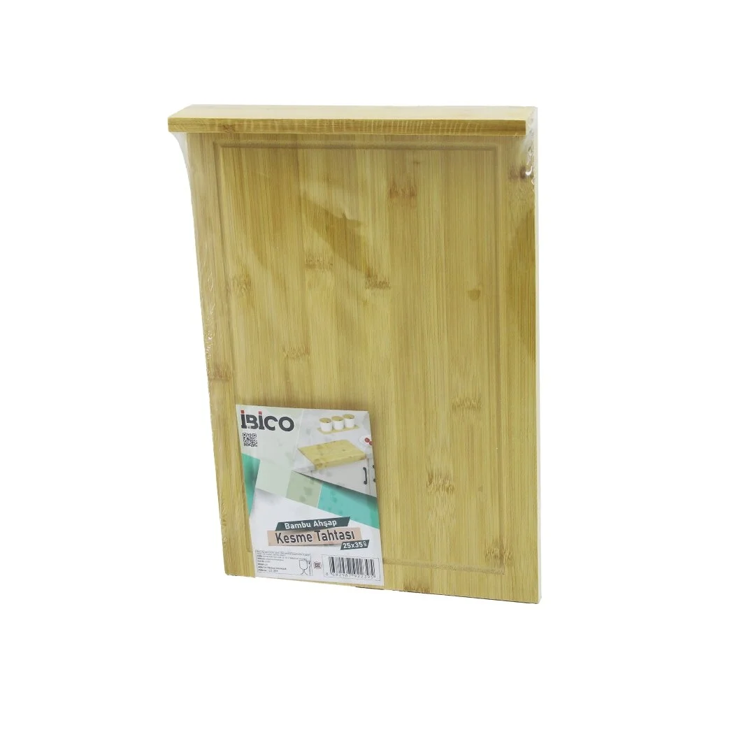25x35cm  Ahşap Bambu Kesim Panosu - Kesme Tahtası Tezgah Üstü  Kanallı - Kenar Destekli Bx40 Fiyatı, Yorumları ve Özellikleri