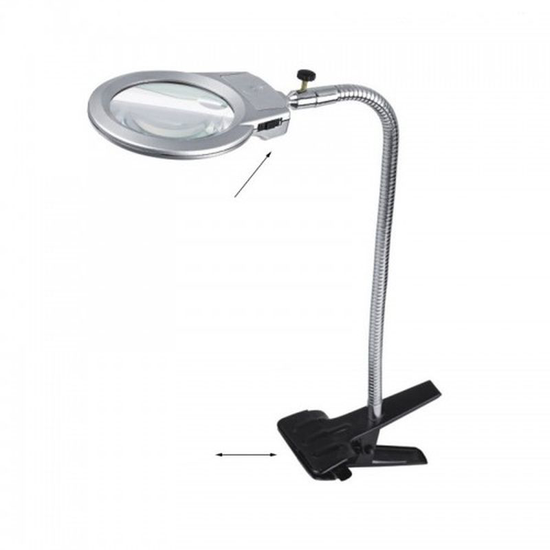 2.5X90 Mm 5X24 Mm Büyüteç Mandallı Metal Hortumlu Masa Üstü Büyüt 2.5X90 Mm 5X24 Mm Büyüteç Mandallı Metal Hortumlu Masa Üstü Büyüt