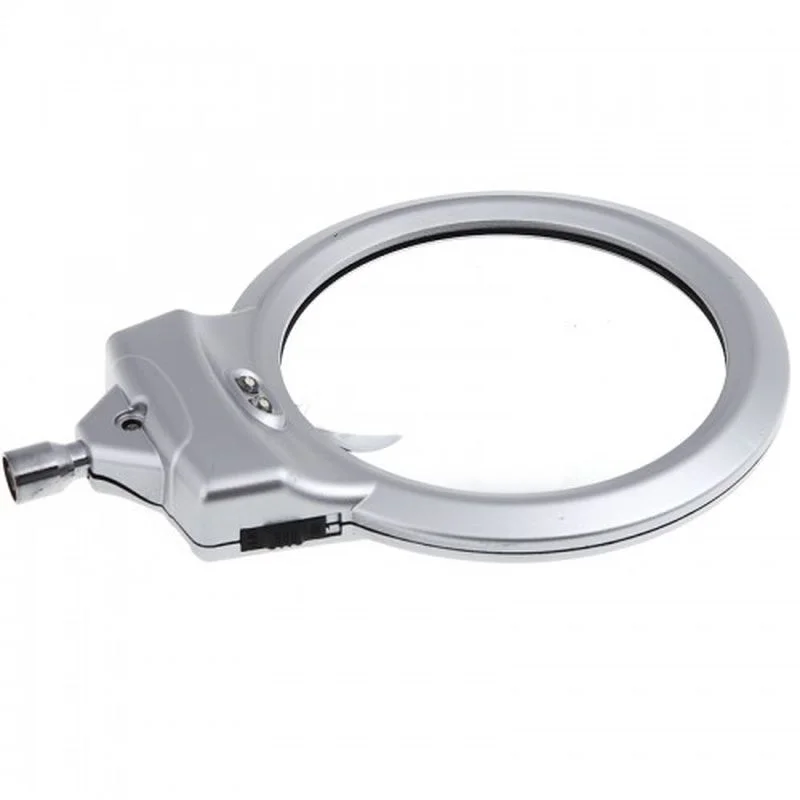 2.5X90 Mm 5X24 Mm Büyüteç Mandallı Metal Hortumlu Masa Üstü Büyüteç 2.5X90 Mm 5X24 Mm Büyüteç Mandallı Metal Hortumlu Masa Üstü Büyüteç