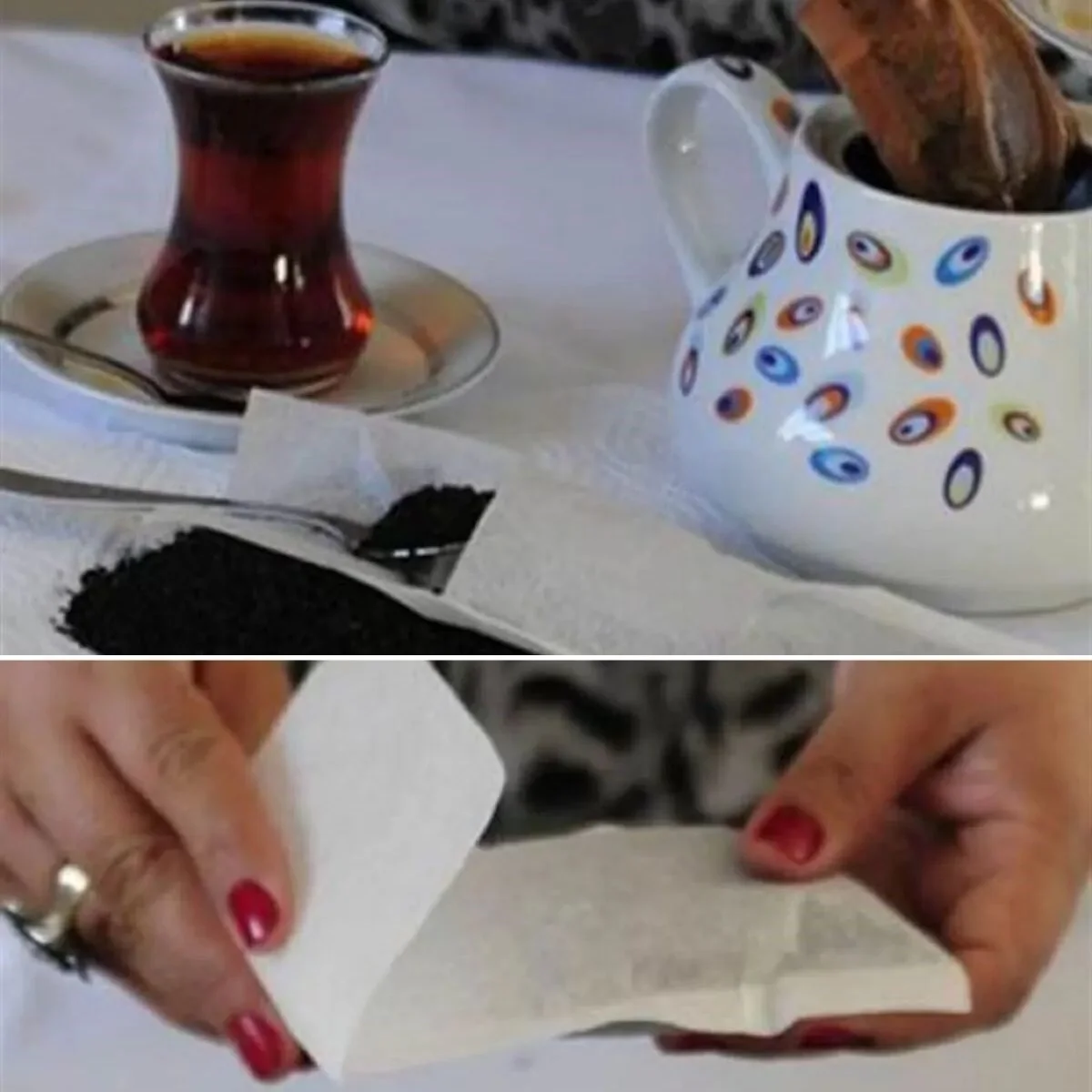 26 Adet Pratik Kullan At Çay,Bitki Çayı,Filtre Kahve Demleme Poşe