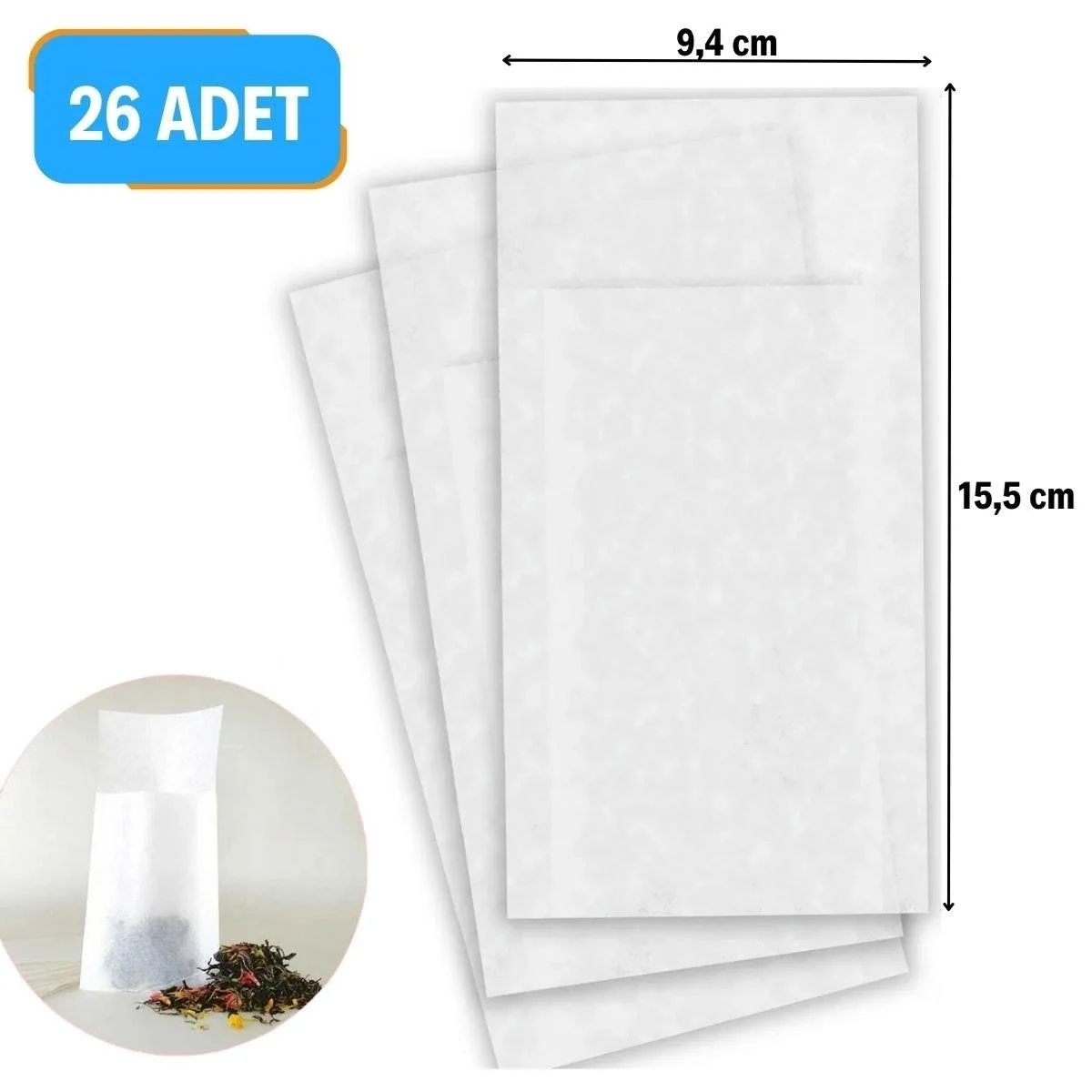 26 Adet Pratik Kullan At Çay,bitki Çayı,filtre Kahve Demleme Poşeti Süzgeci Bx40 Fiyatı, Yorumları ve Özellikleri