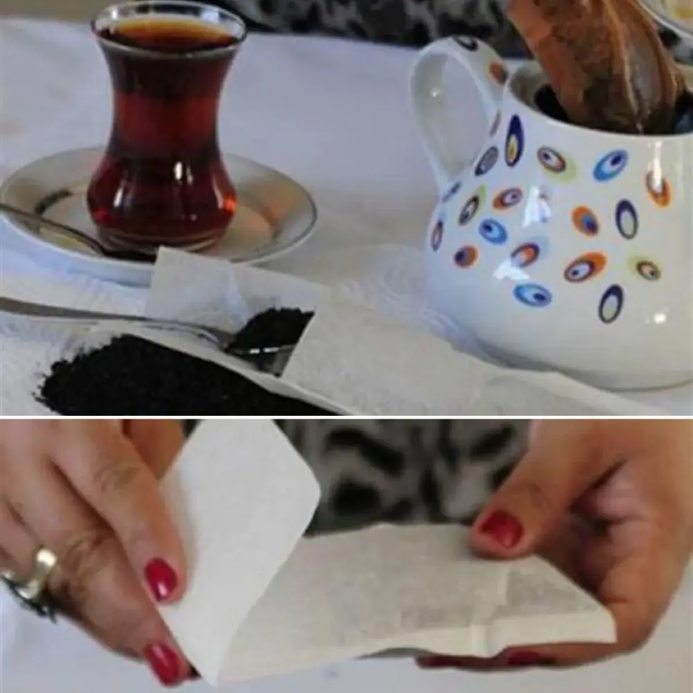 26 Adet Pratik Kullan At Çay,Bitki Çayı,Filtre Kahve Demleme Poşe