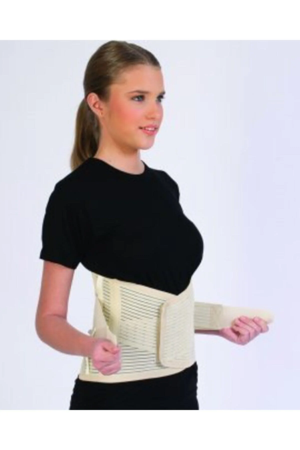 26 CM LUMBOSAKRAL ÇELİK BALENLİ (BEL FITIĞI) KORSE