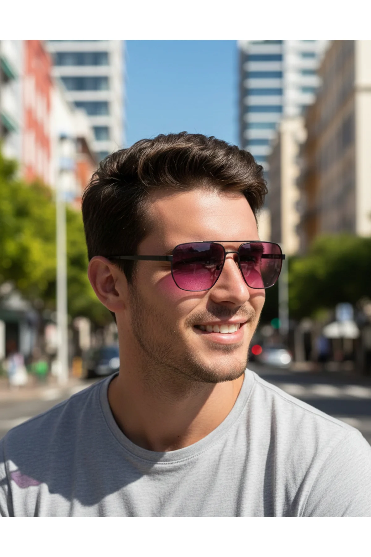 2607 3N 60 Unisex Colormatik Güneş Gözlüğü