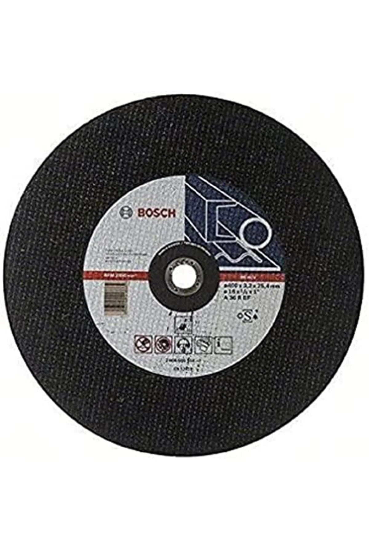 2608600544 Aksesuarı Ayırma Diski Düz-metal A 36 R Bf, 400 Mm, 25