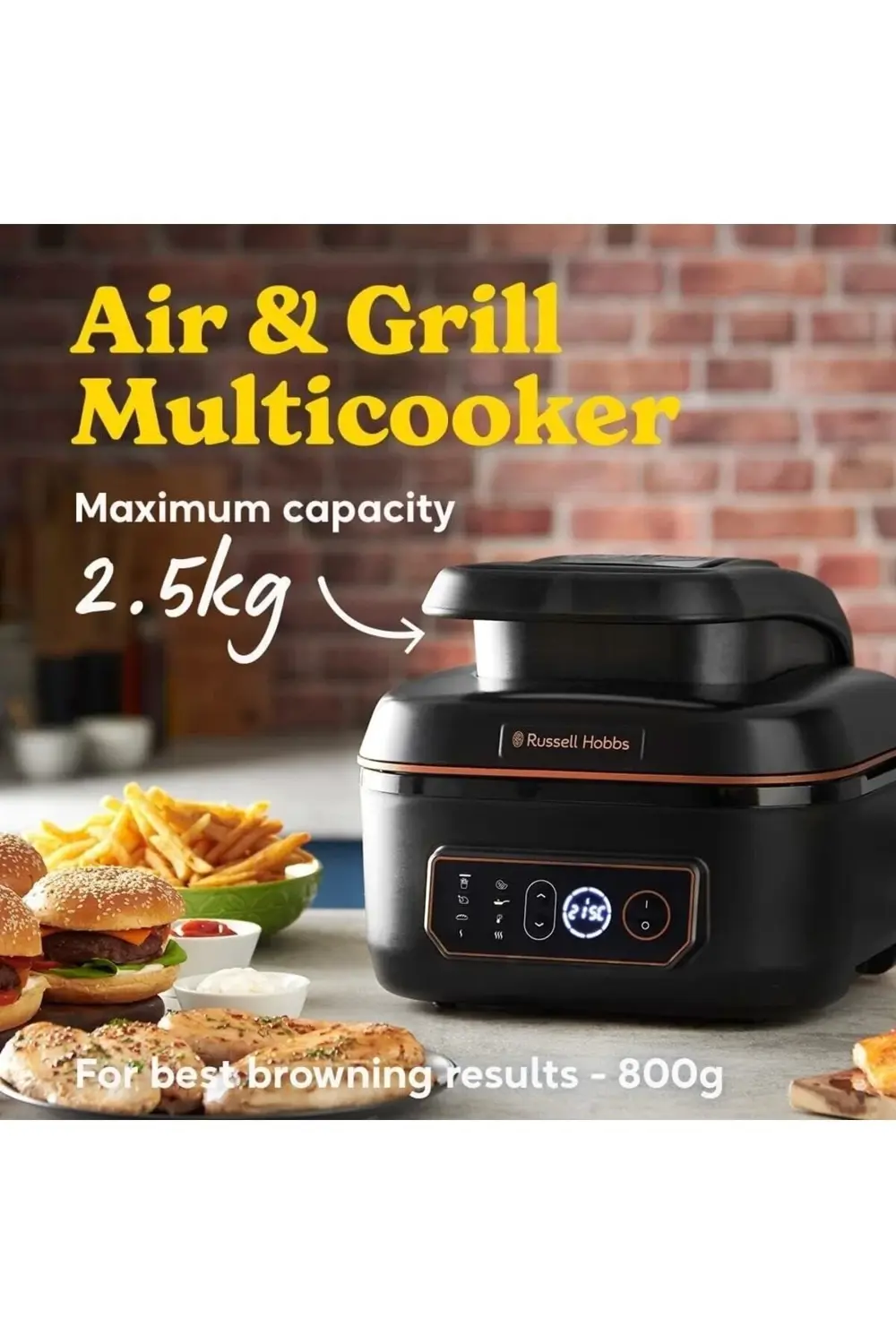 Russell Hobbs 26520-56/Rh 5.5L Satisfry Air Grill Çok Amaçlı Pişirici Airfryer