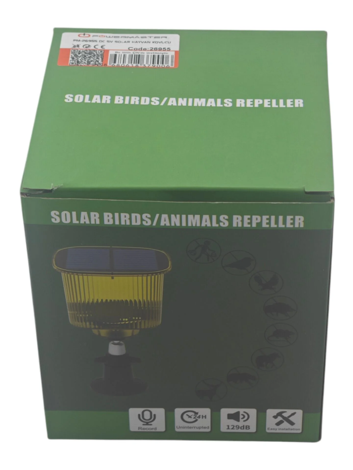 26954   Powermaster Solar Sesli Hayvan Kovucu Alarm Cihazı