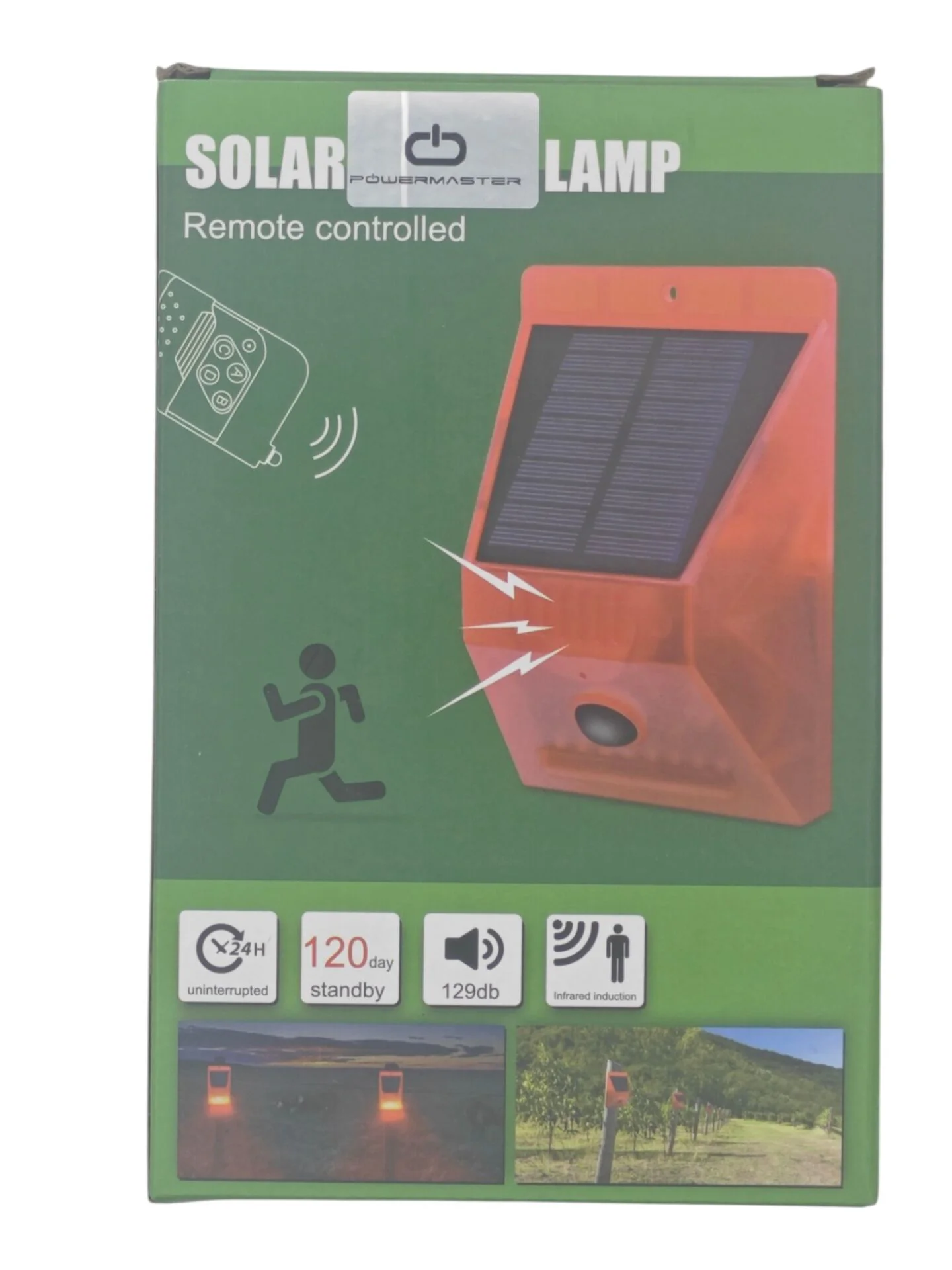 26957   Powermaster Solar Sesli Hayvan Kovucu Alarm Cihazı
