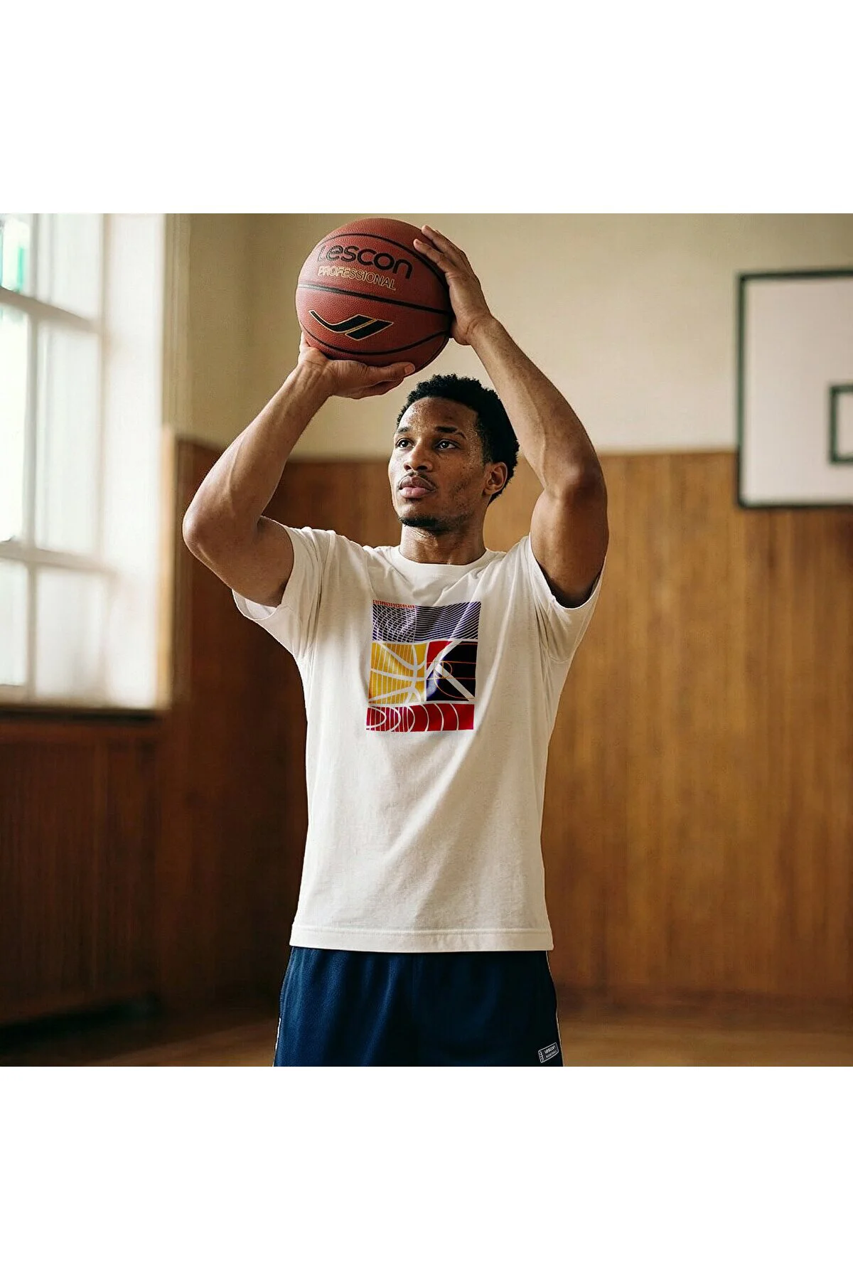 26B-1053 BASKETBOL KISA KOL T-SHIRT 26B-1053 BASKETBOL KISA KOL T-SHIRT