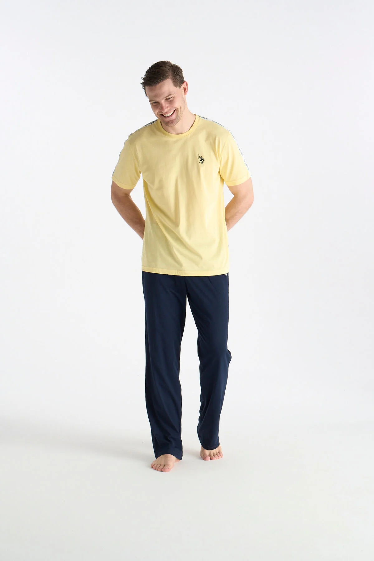 26Y Erkek Sarı Pijama Takım