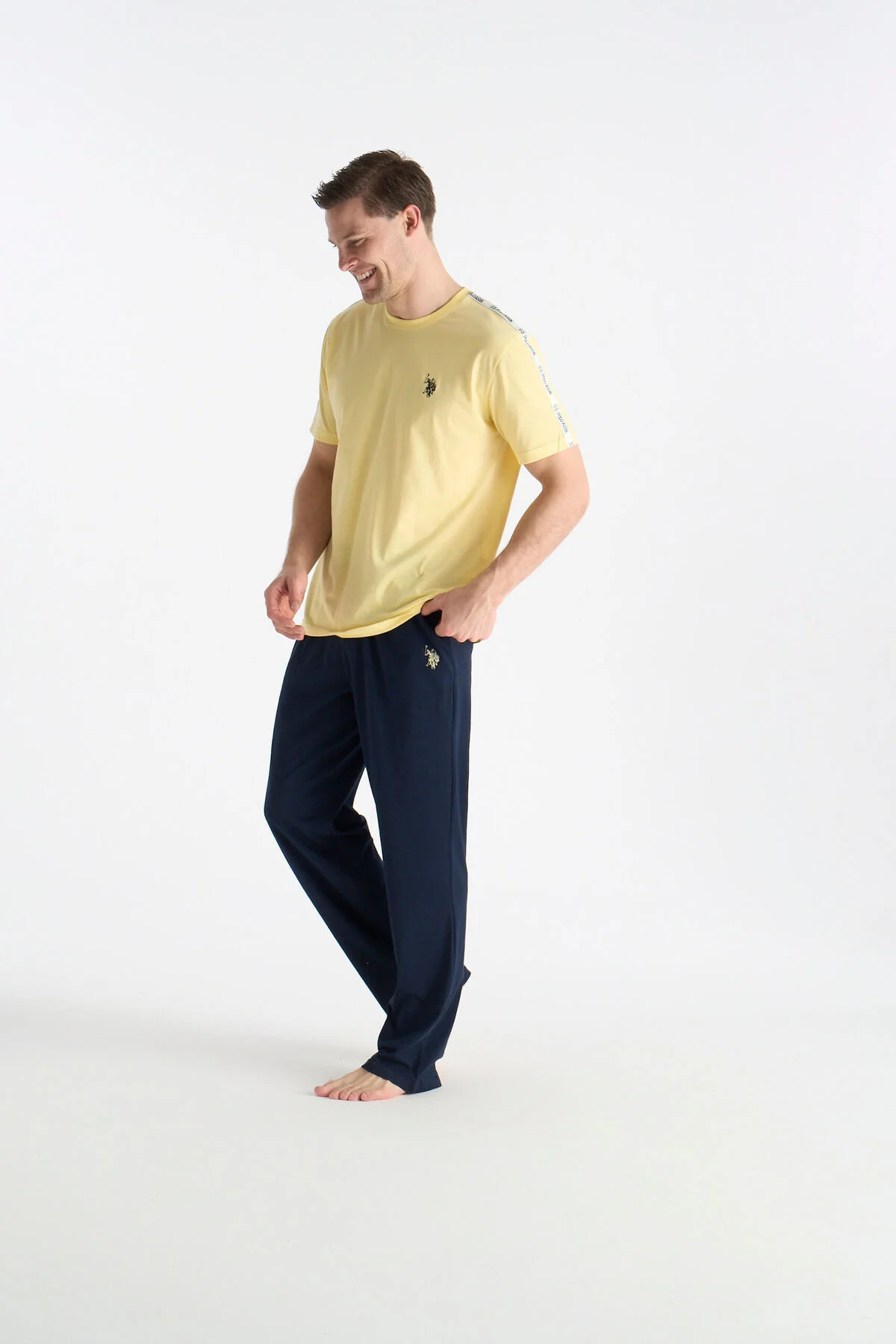 26Y Erkek Sarı Pijama Takım