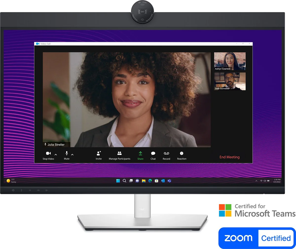 27 P2724DEB VIDEO CONFERENCING MONITOR 8MS 60HZ QHD 2560 x 1440 VESA 1x DP 1x HDMI