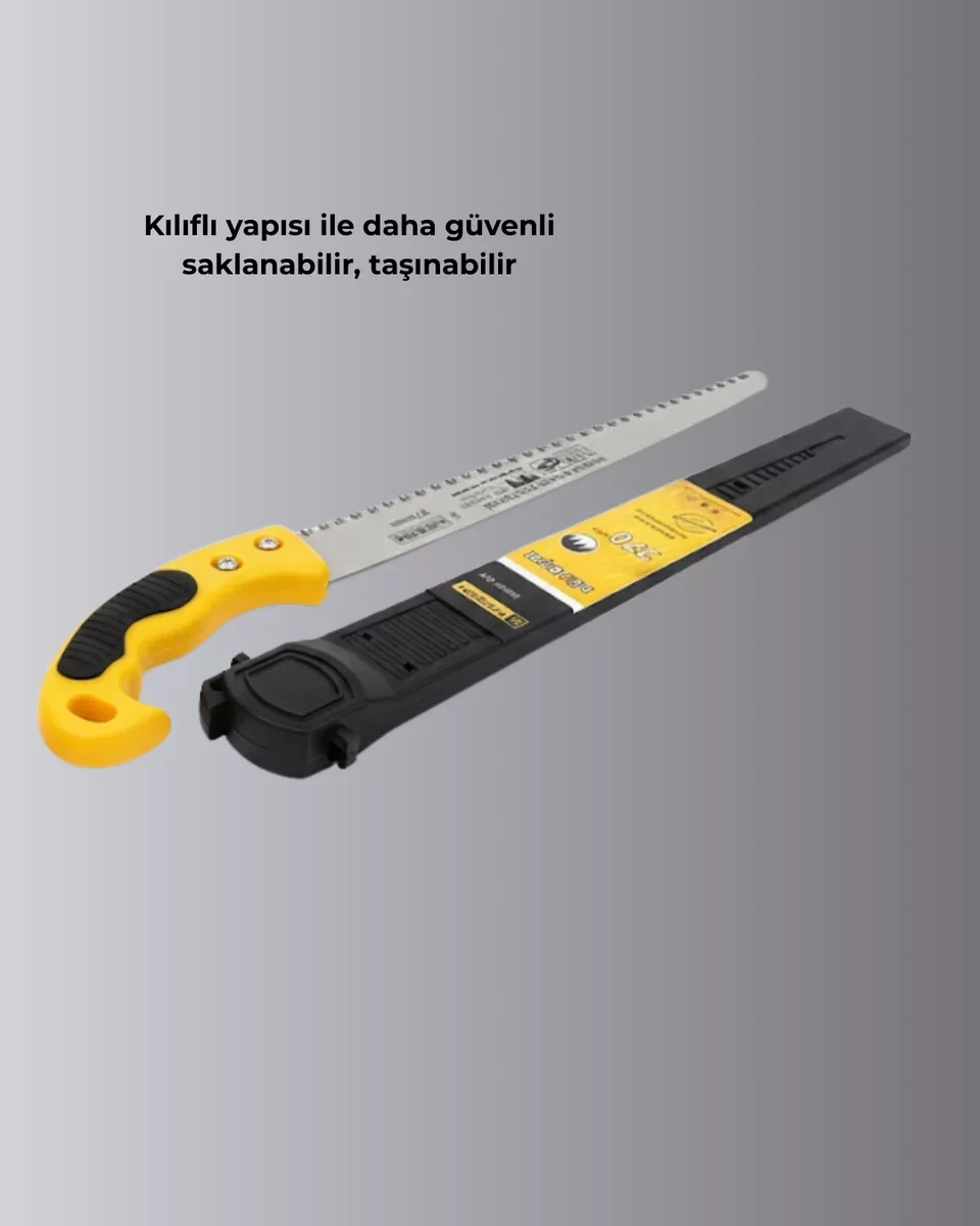 270 mm Düz Bıçaklı Bahçe Budama Testeresi Kılıflı - Pratik ve Konforlu Bakım