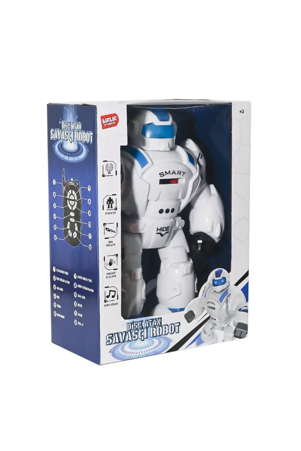 27115 Kumandalı Disk Atan Süper Robot -Birliktoys