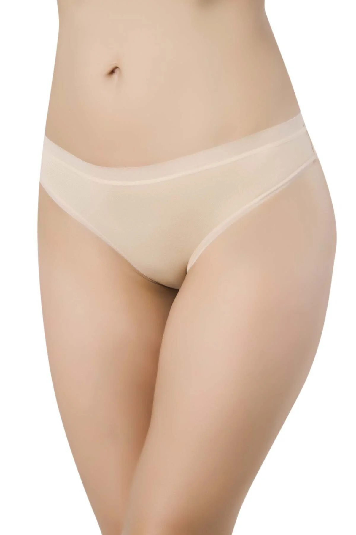 2729 Kadın Şeffaf Lastik Micro Modal Bikini
