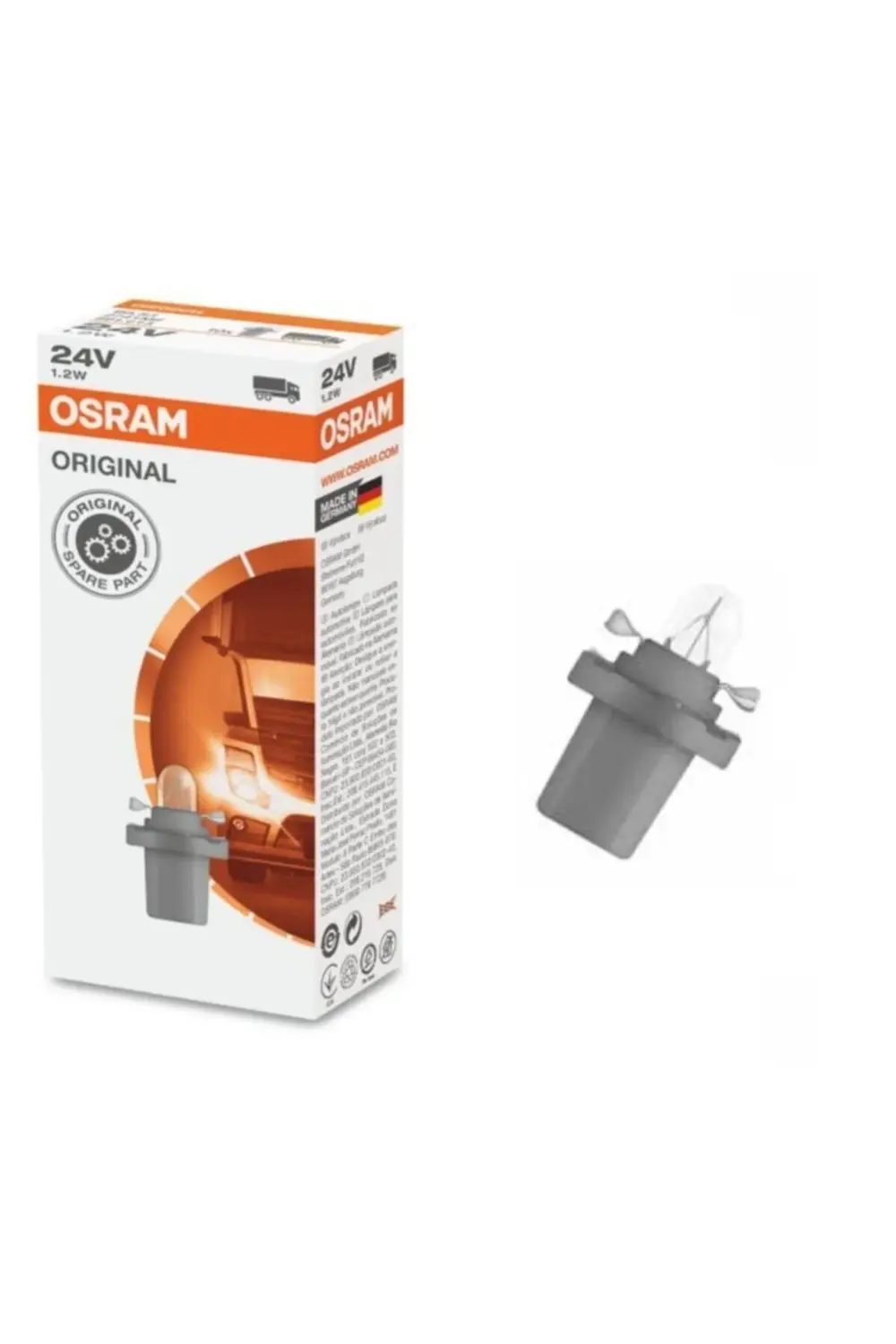 2741 Mf 24 Volt 1.2 Watt Gri Soketli Ampul ( 10 Adet )