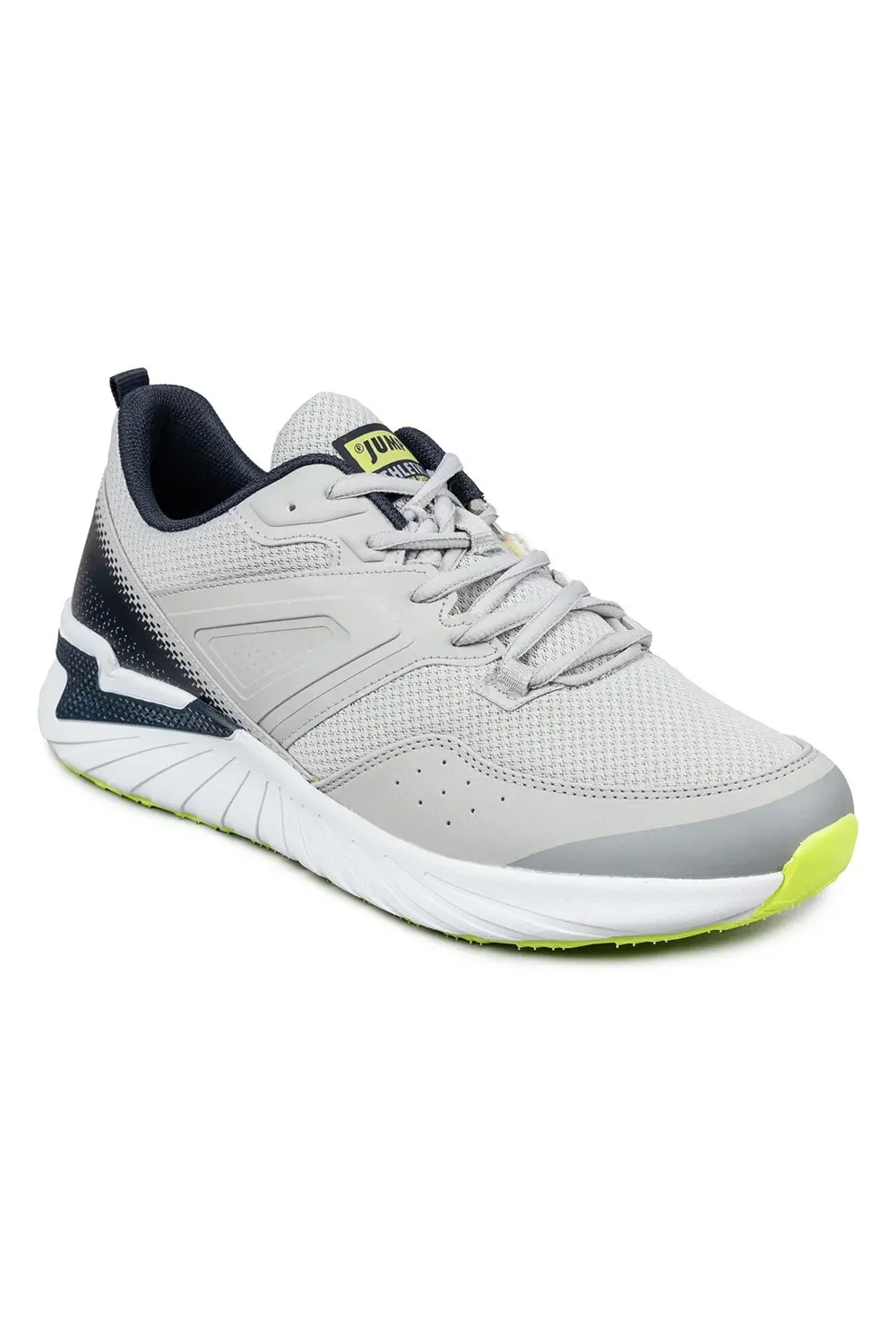 27440 Açık Gri Lacivert Neon Yeşil Erkek Günlük Rahat Yürüyüş Koş