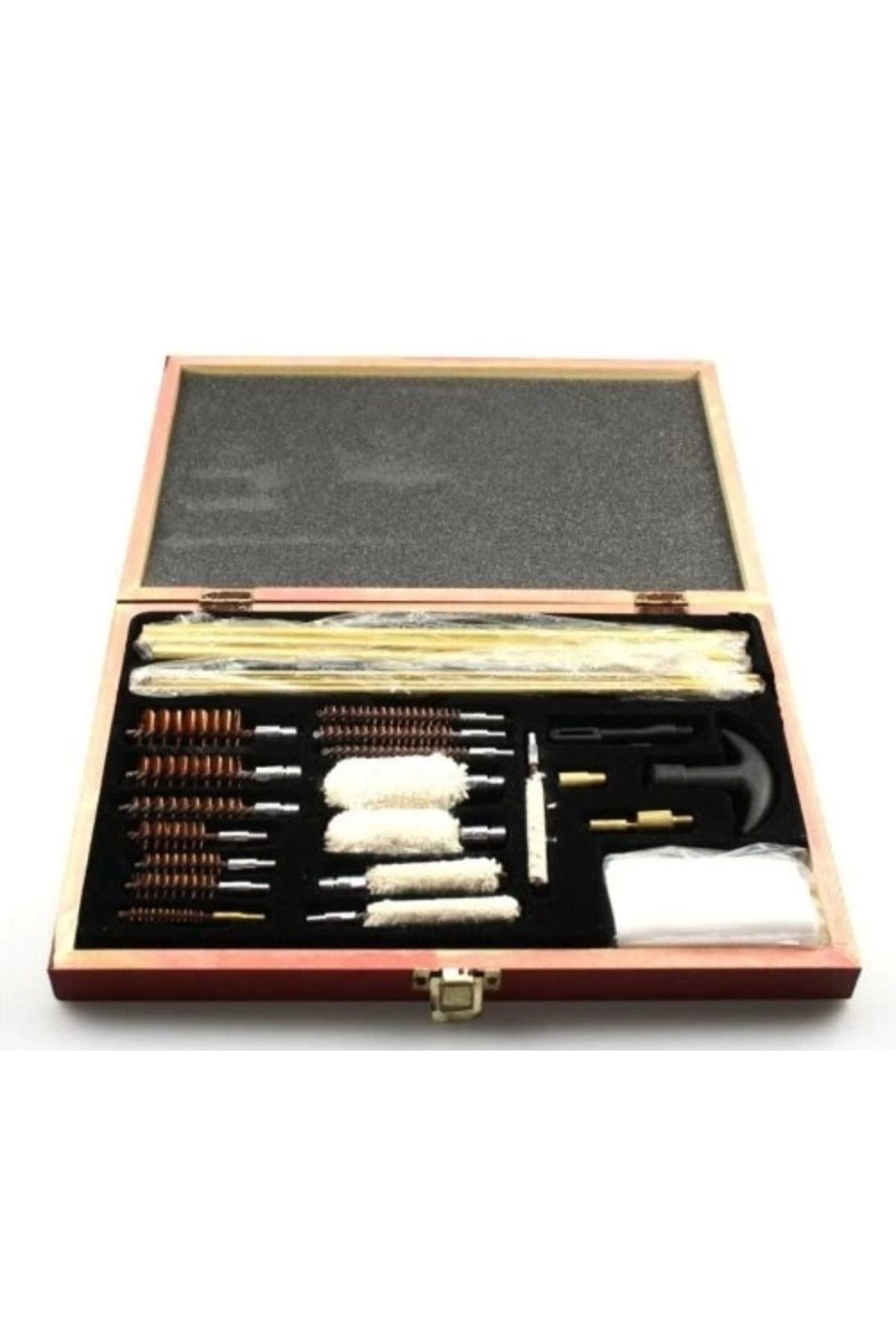 Yusuftex -27Parça Ahşap Kutu Evrensel Tabanca Temizleme Seti Yusuftex -27Parça Ahşap Kutu Evrensel Tabanca Temizleme Seti