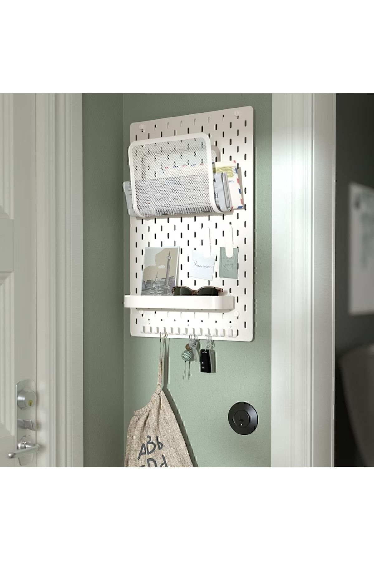 İkea 28 Cm Çok Amaçlı Pano Parçası Çelik Raf 1 Adet