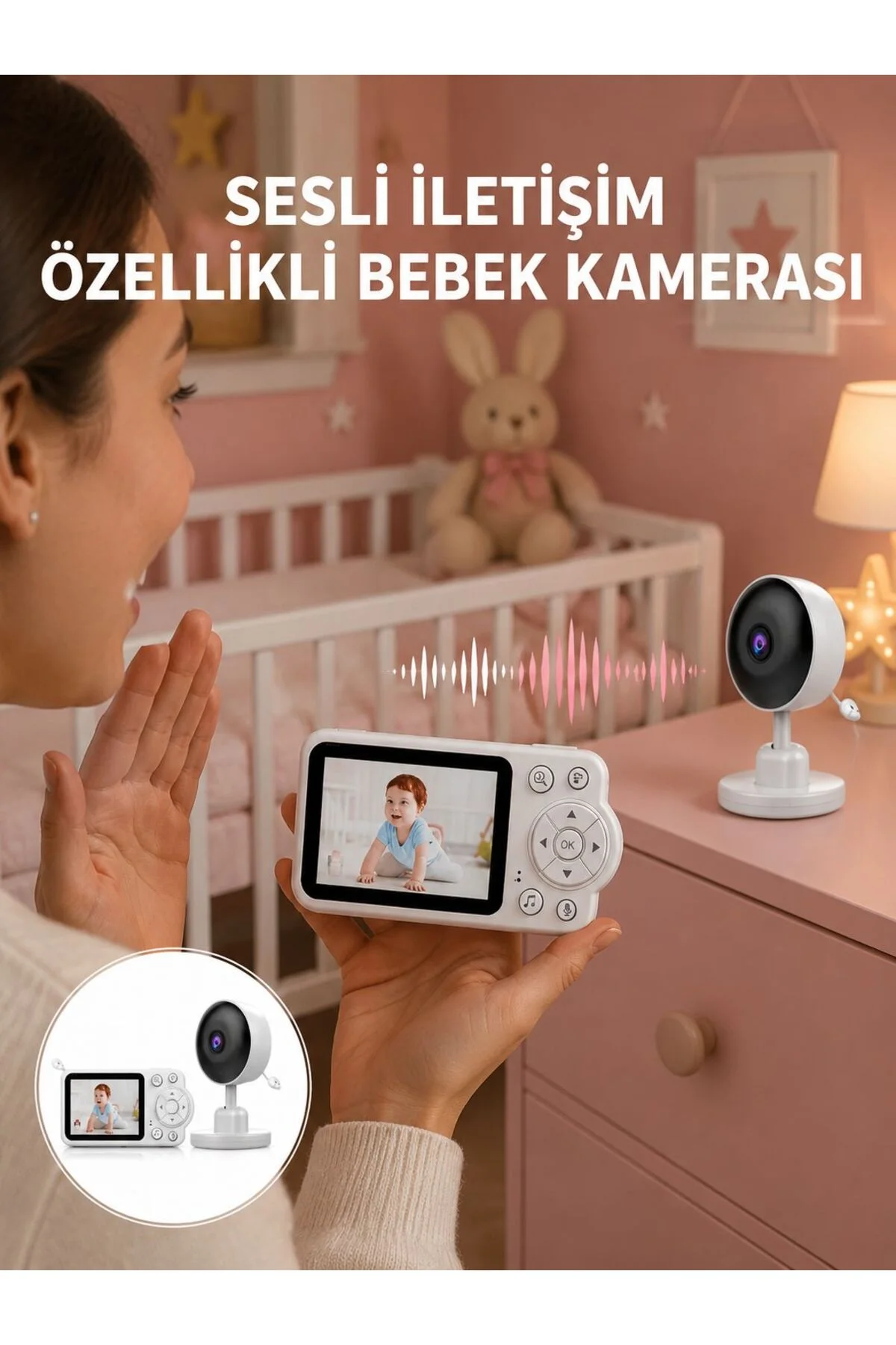 2.8 İnç Ekranlı Bebek Kamerası Gece Görüşlü Ve Sesli İletişim Yeni Nesil 2.8 İnç Ekranlı Bebek Kamerası Gece Görüşlü Ve Sesli İletişim Yeni Nesil