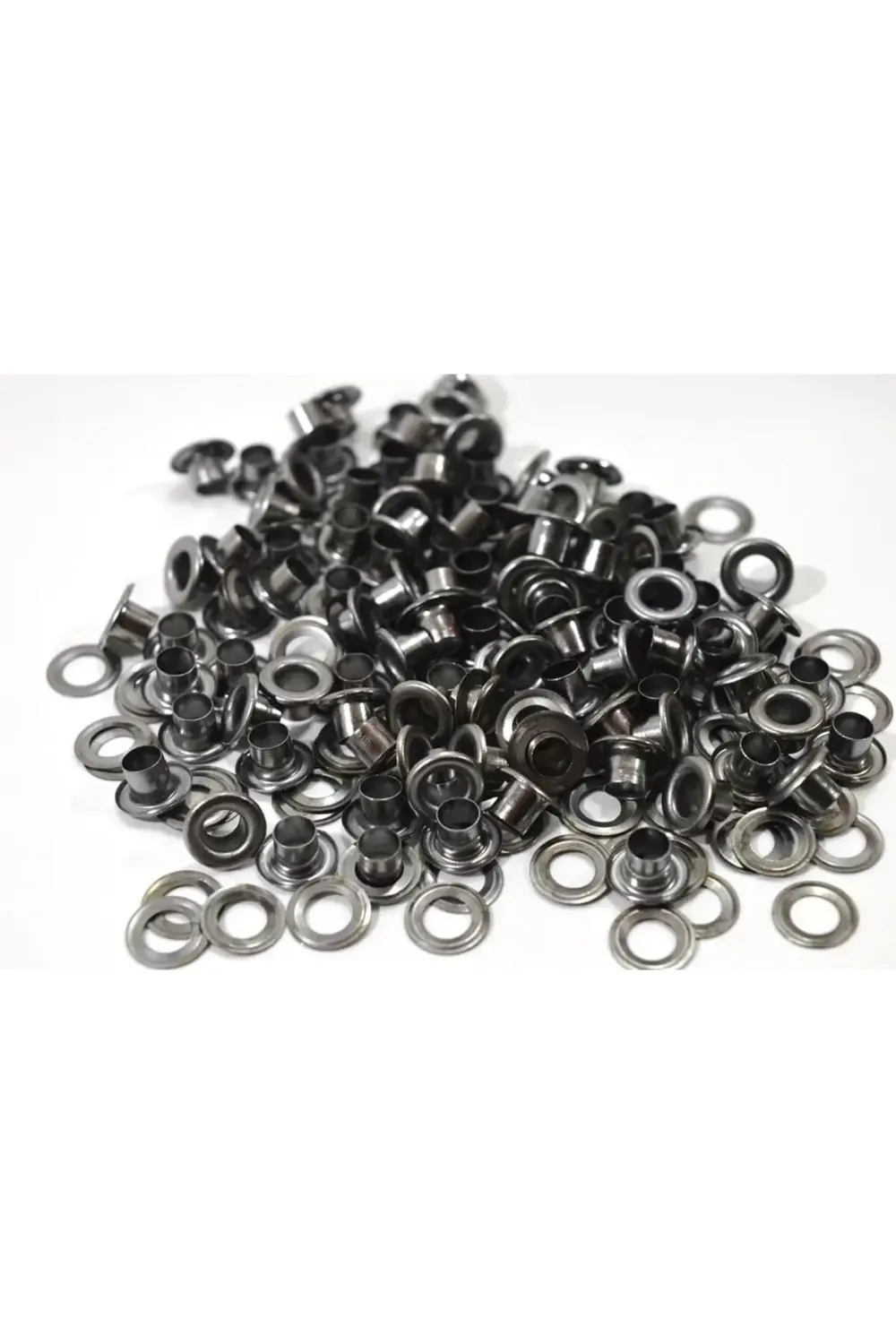 Tuhafiyecimiz 28 No Sac Pullu Kuş Gözü Kapsülü (100 Takım) Siyah Kuşgözü