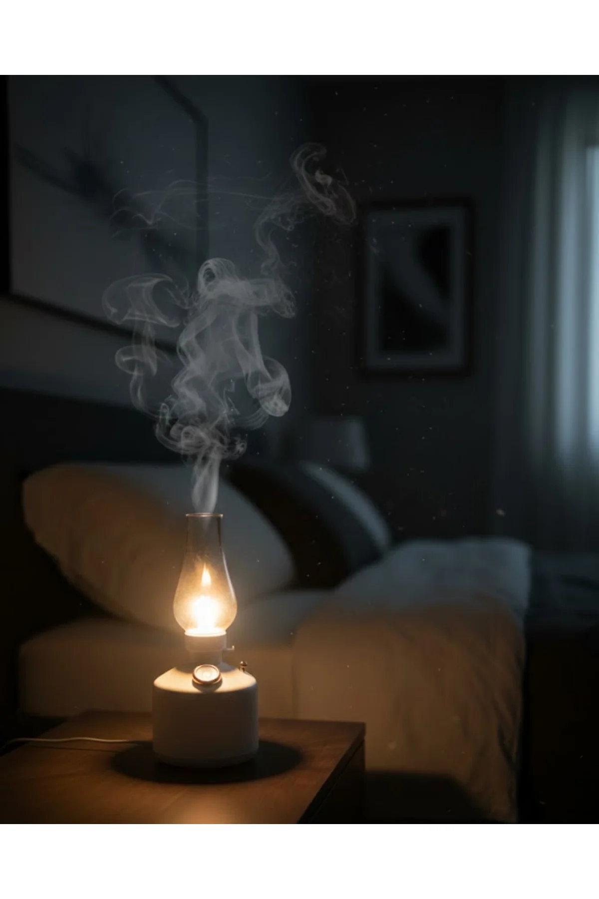 280 ml Retro Tasarım LED Işıklı USB Nemlendirici Aroma Difüzör