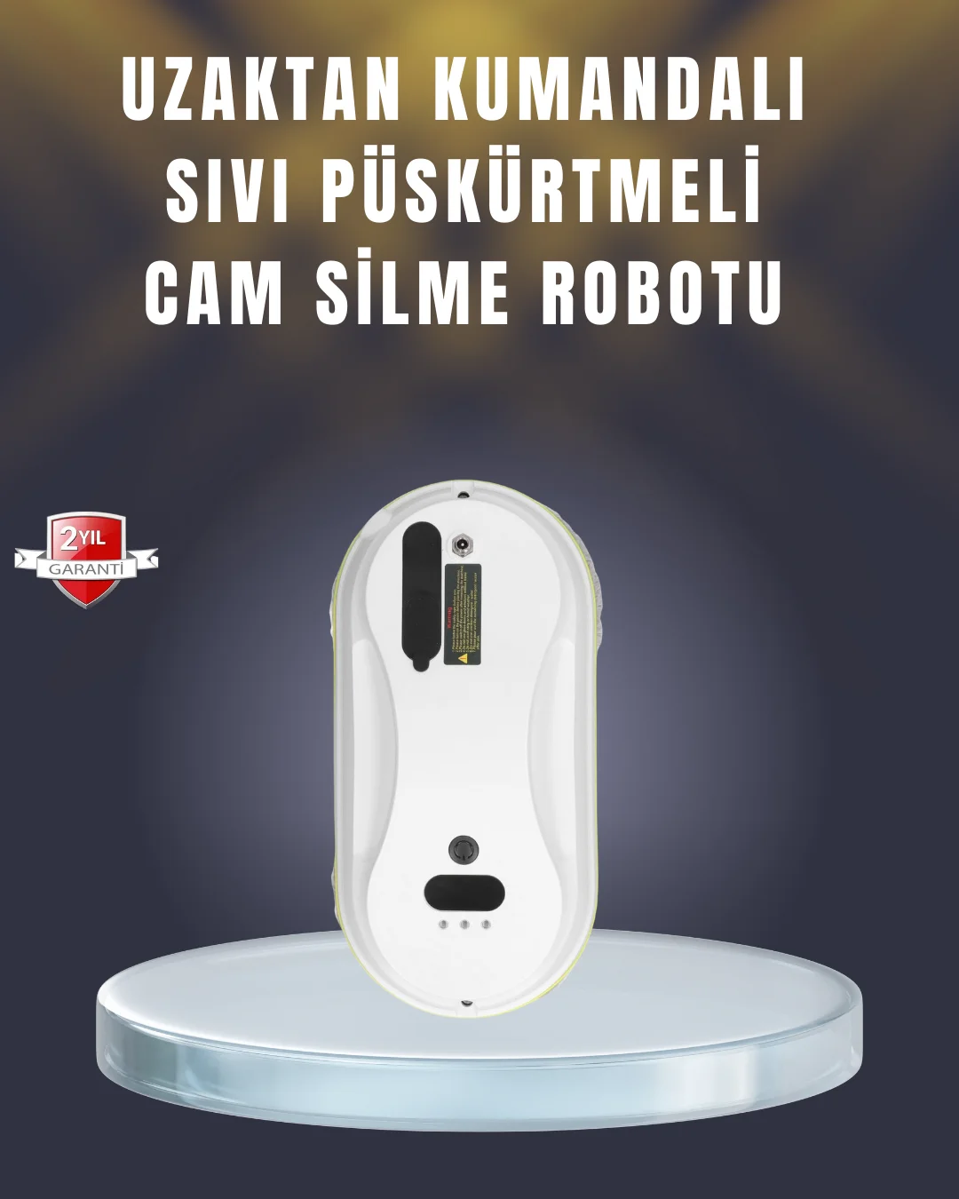 2800 Pa Güçlü Emişli Akıllı Cam Temizleyici Robot 2800 Pa Güçlü Emişli Akıllı Cam Temizleyici Robot