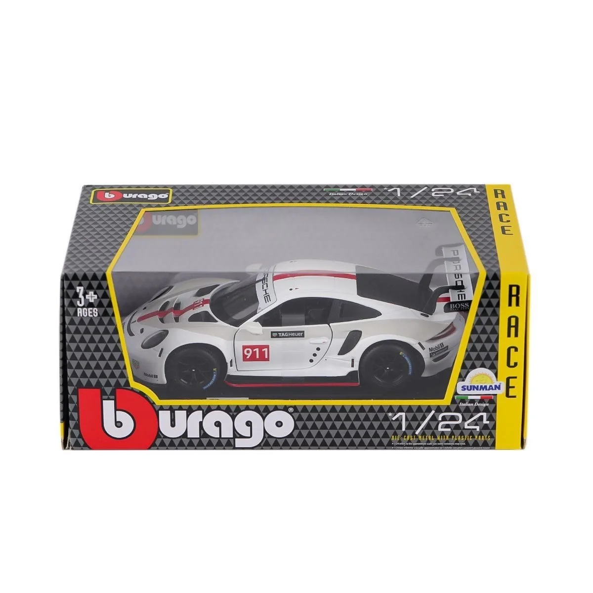 28013 Burago Porsche 911 RSR 1:24 -