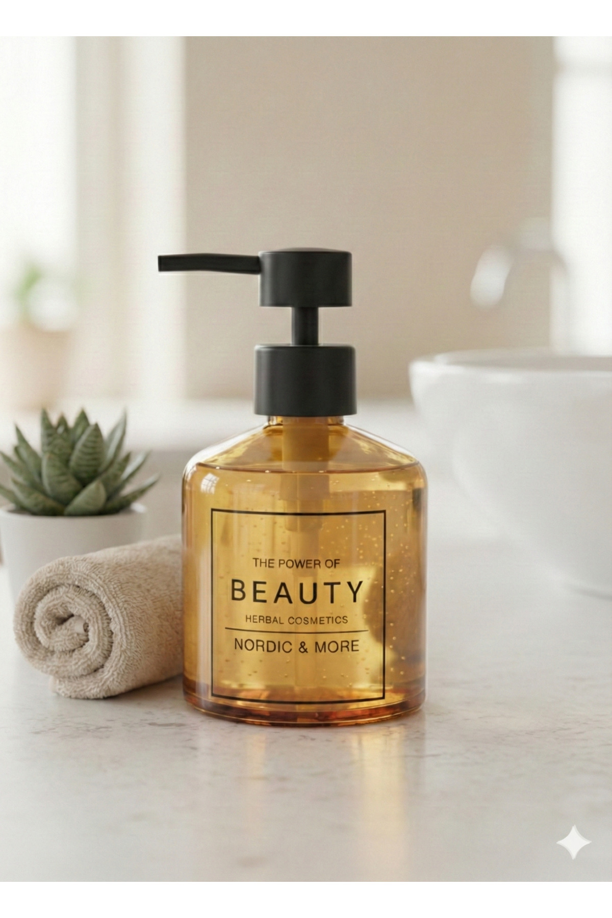 280ml Amber Cam Sıvı Sabunluk - Siyah Pompa Lüks Banyo ve Mutfak 280ml Amber Cam Sıvı Sabunluk - Siyah Pompa Lüks Banyo ve Mutfak