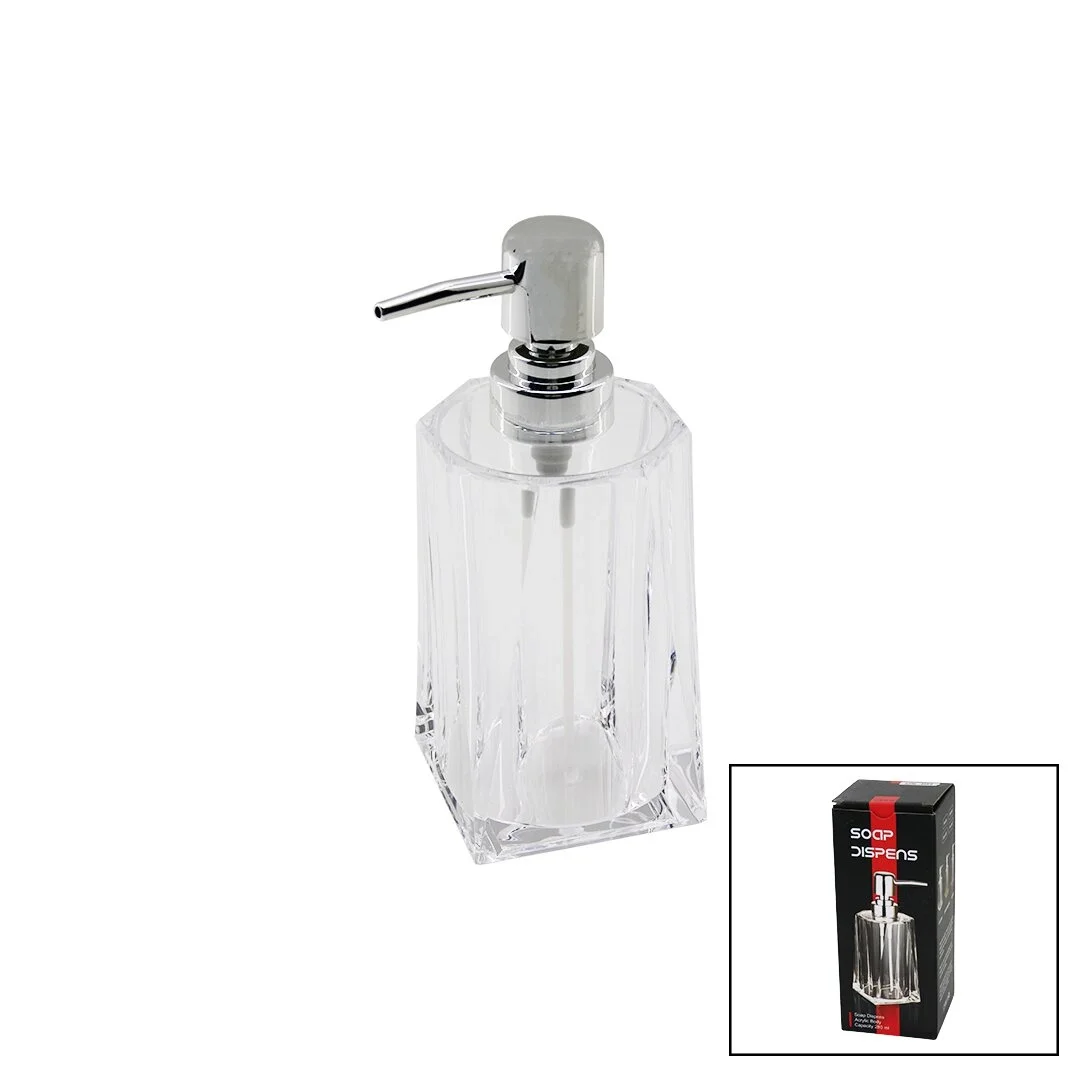 280ml - Uzun   Şeffaf - Mika Kristal  Sıvı Sabunluk Bx40 Fiyatı, Yorumları ve Özellikleri